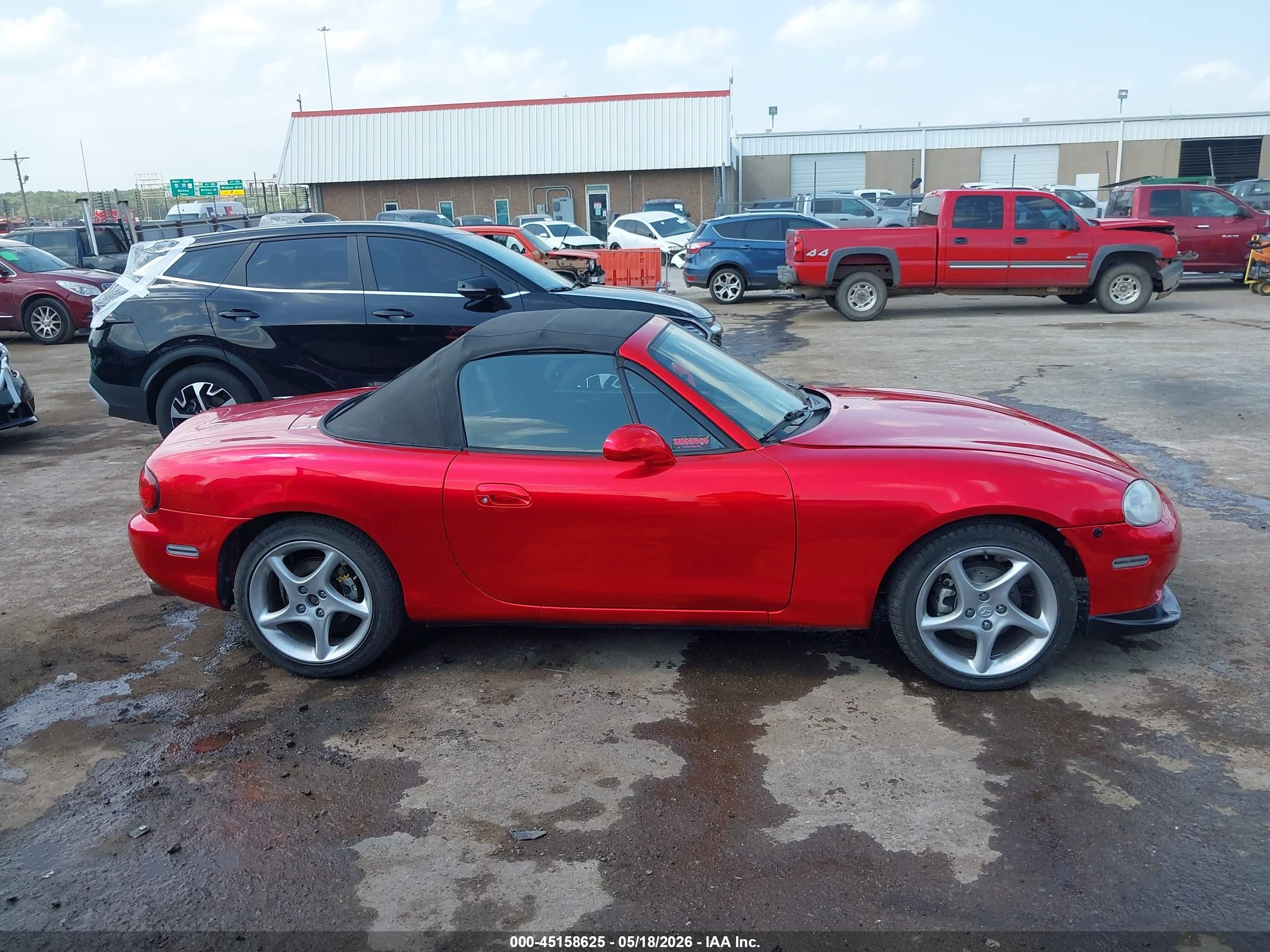 2001 Mazda Mx-5 Miata Ls/special Edition Red vin: JM1NB353710203604