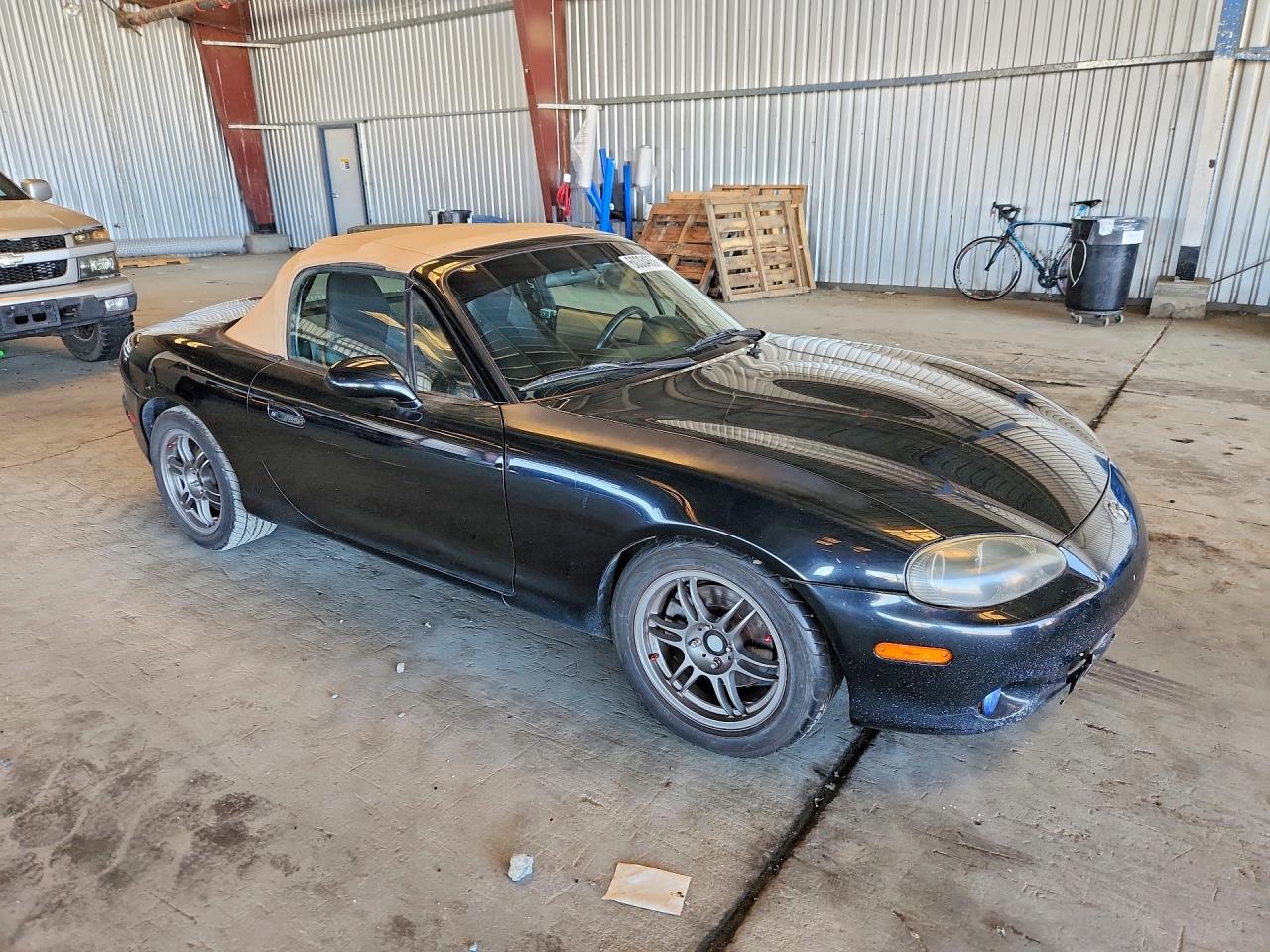 2001 Mazda Mx-5 Miata Base Black vin: JM1NB353710211945