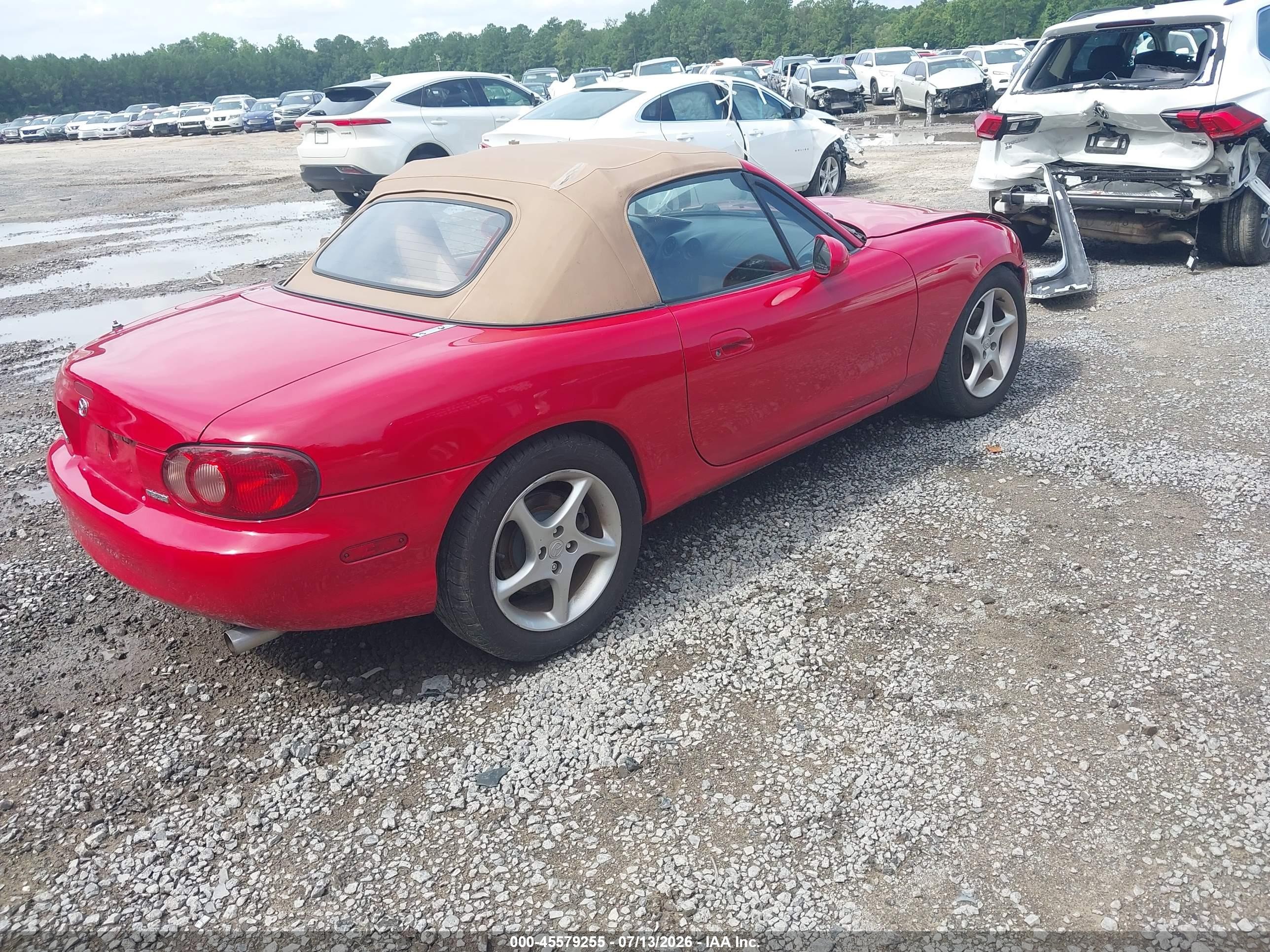2001 Mazda Mx-5 Miata Ls/special Edition Красный vin: JM1NB353710217843