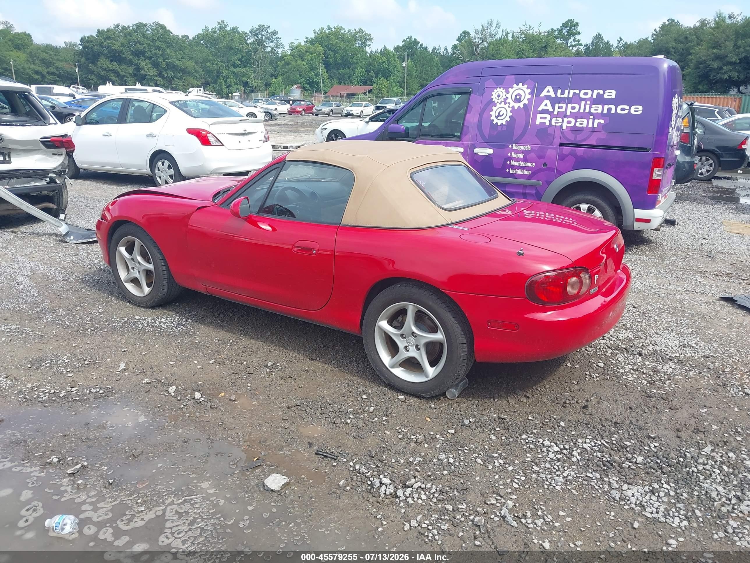 2001 Mazda Mx-5 Miata Ls/special Edition Красный vin: JM1NB353710217843