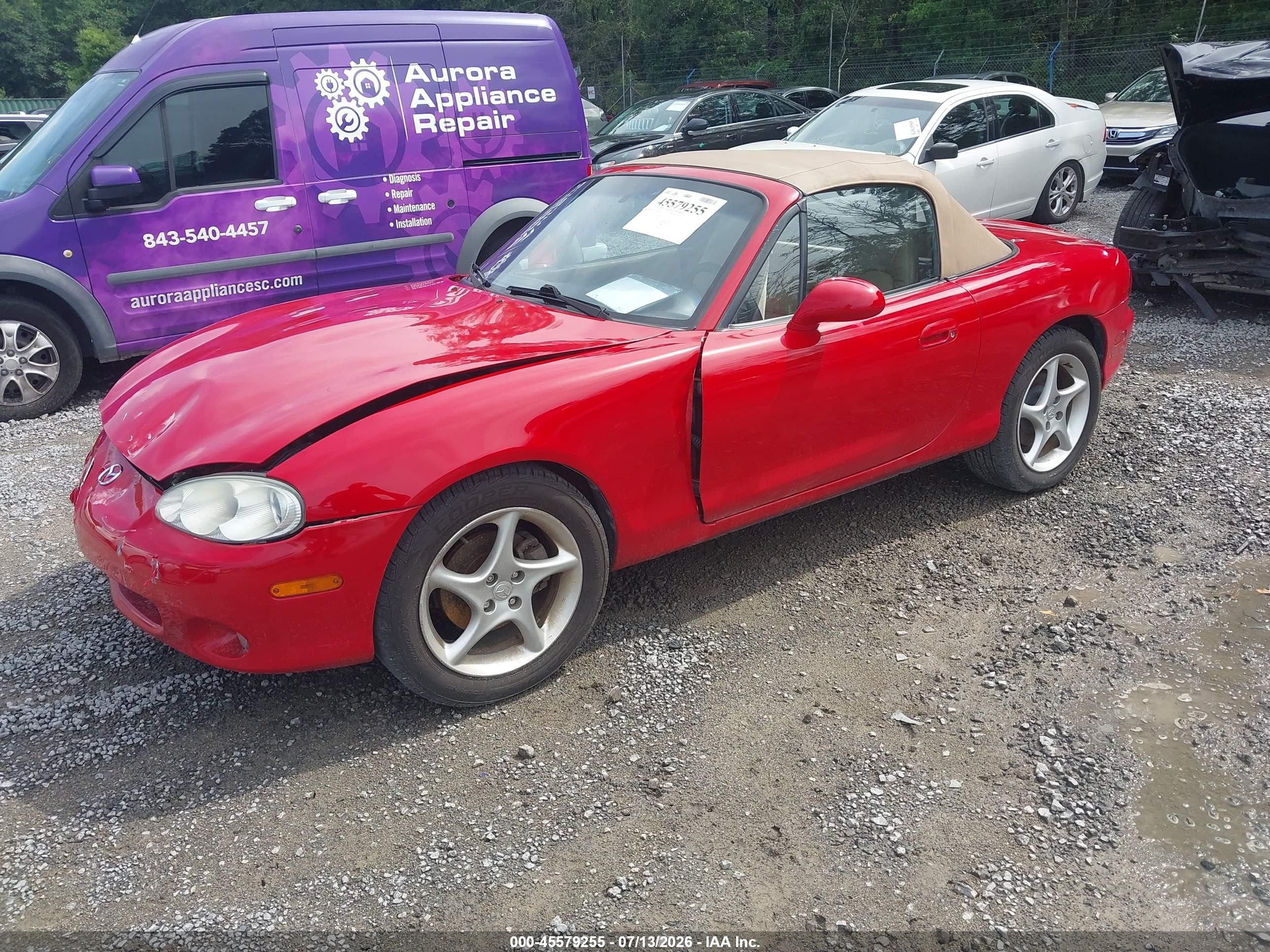 2001 Mazda Mx-5 Miata Ls/special Edition Красный vin: JM1NB353710217843
