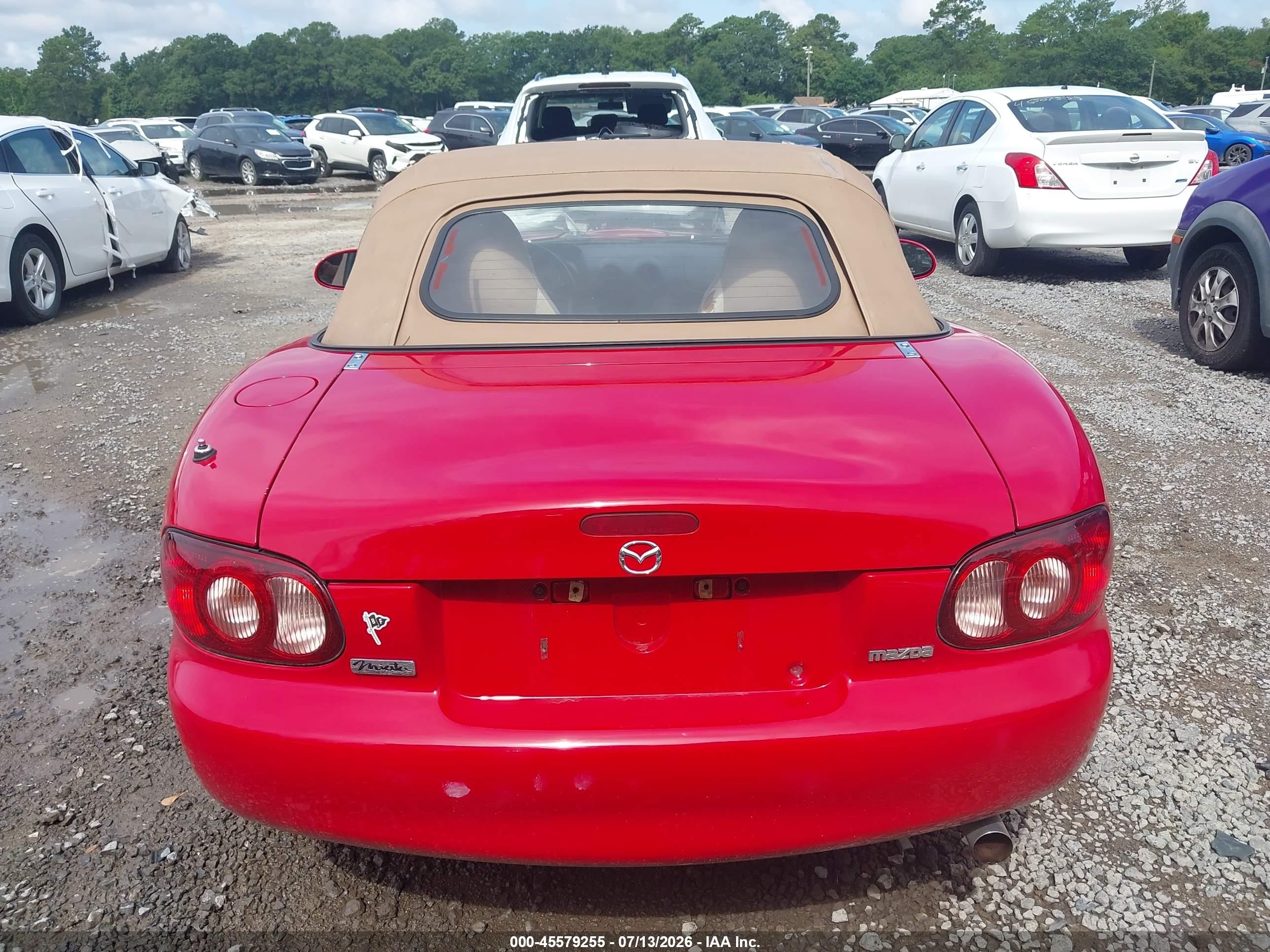 2001 Mazda Mx-5 Miata Ls/special Edition Красный vin: JM1NB353710217843