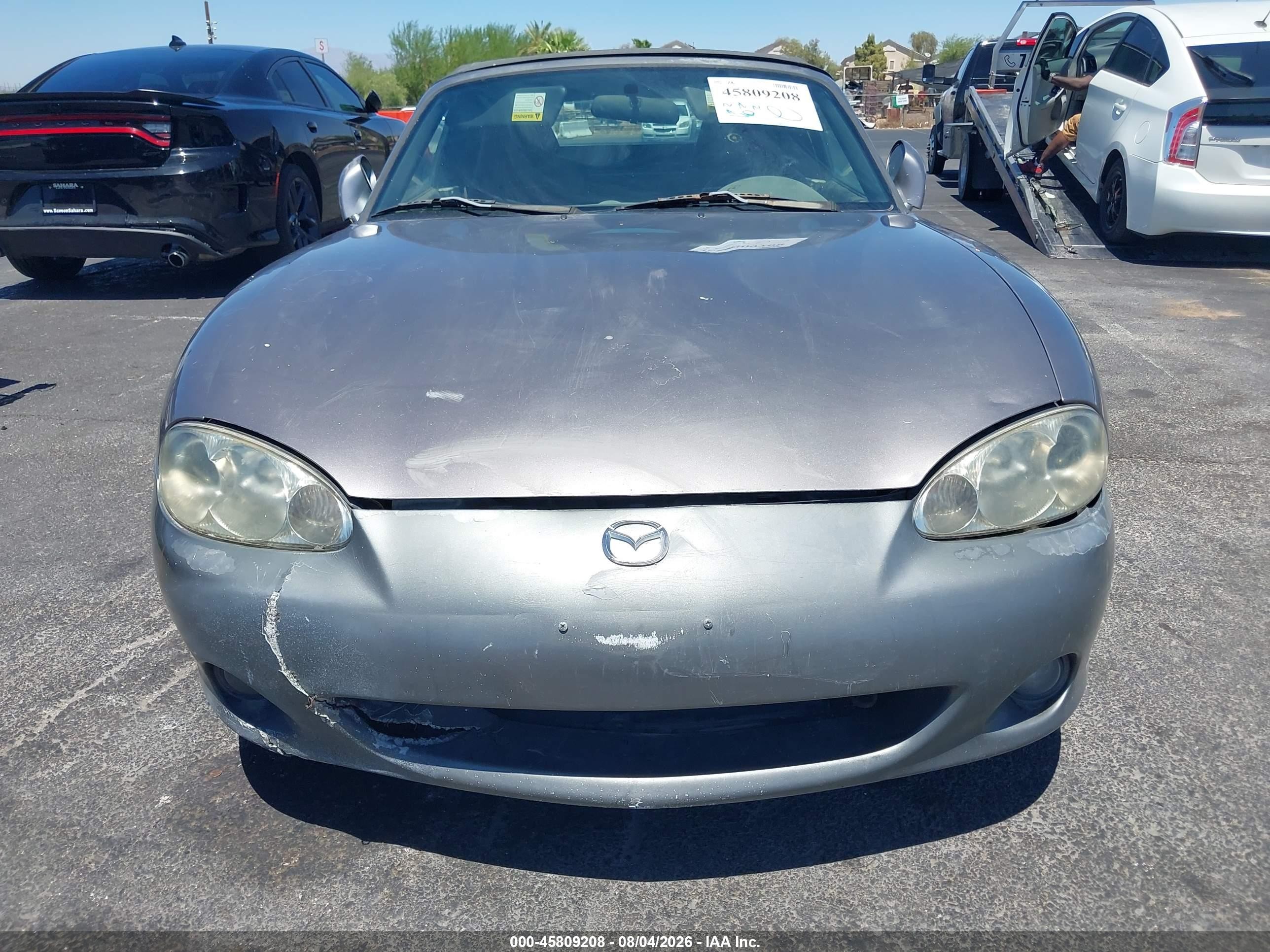 2002 Mazda Mx-5 Miata Cloth/ls/se Gray vin: JM1NB353720226785