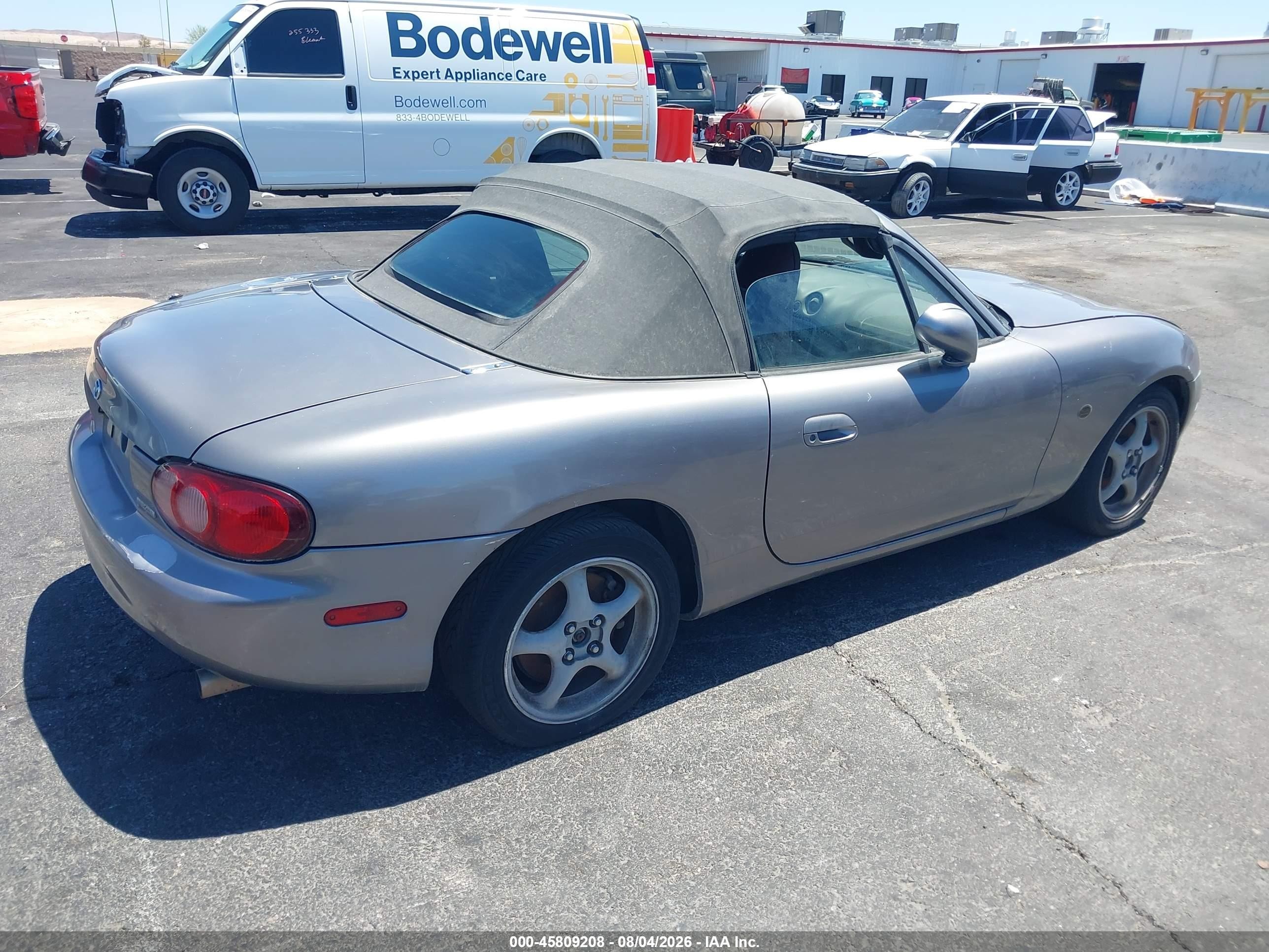 2002 Mazda Mx-5 Miata Cloth/ls/se Gray vin: JM1NB353720226785