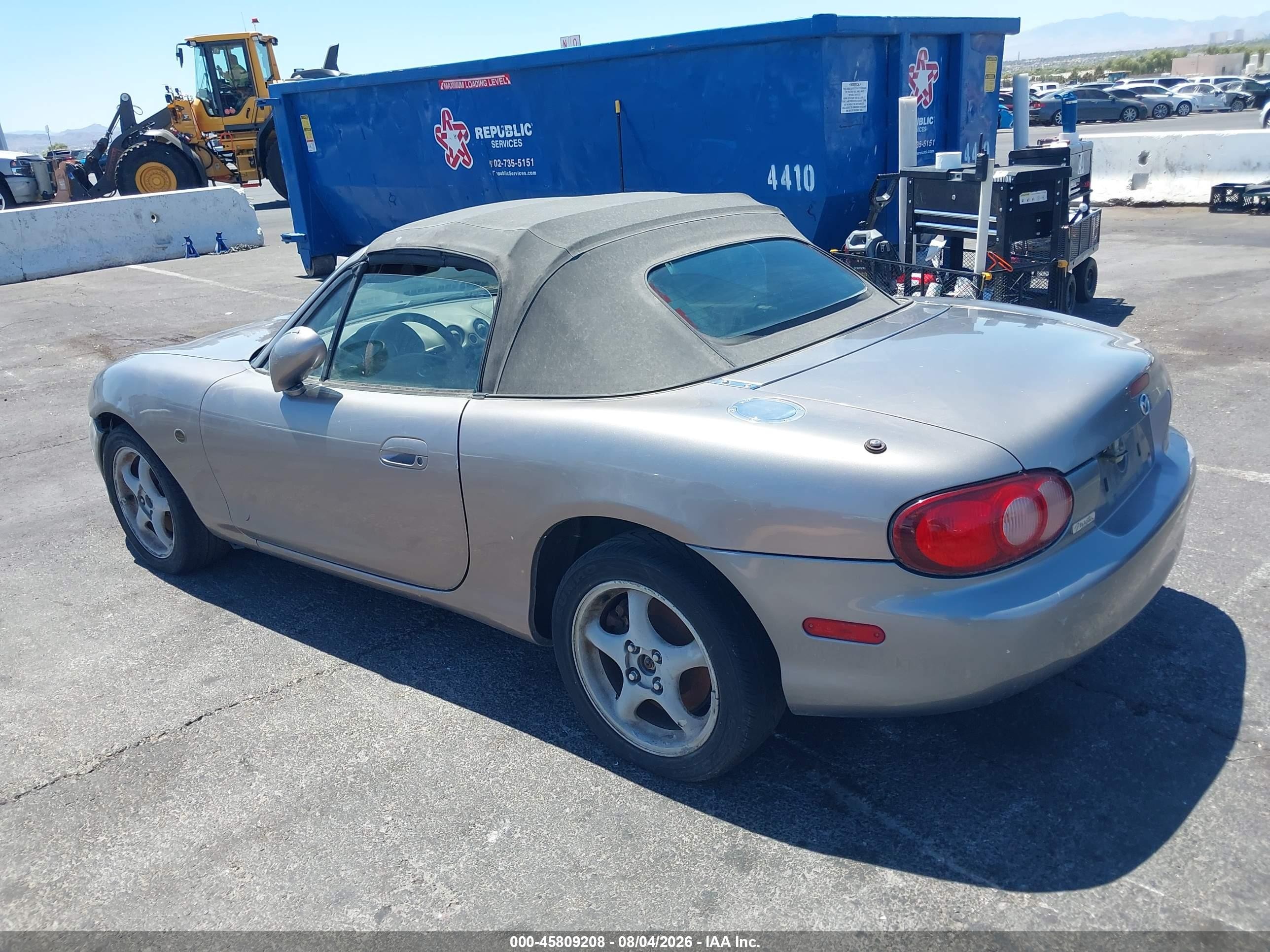 2002 Mazda Mx-5 Miata Cloth/ls/se Gray vin: JM1NB353720226785