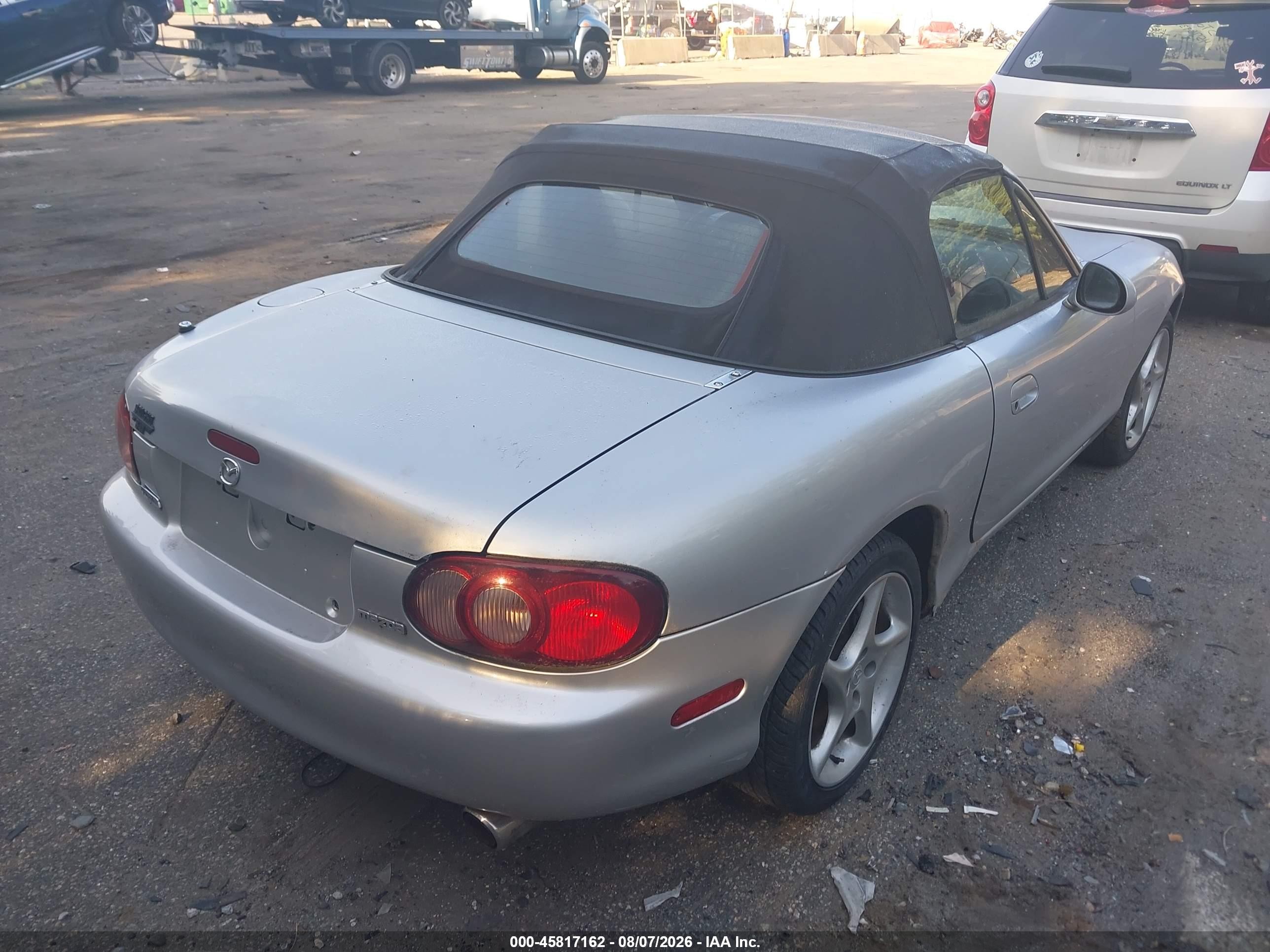 2003 Mazda Mx-5 Miata Cloth/ls/se/shinsen Gray vin: JM1NB353730310056