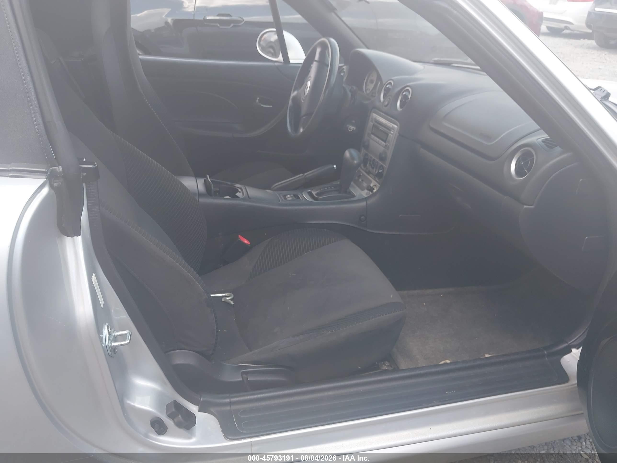 2005 Mazda Mx-5 Miata Cloth Silver vin: JM1NB353750414128