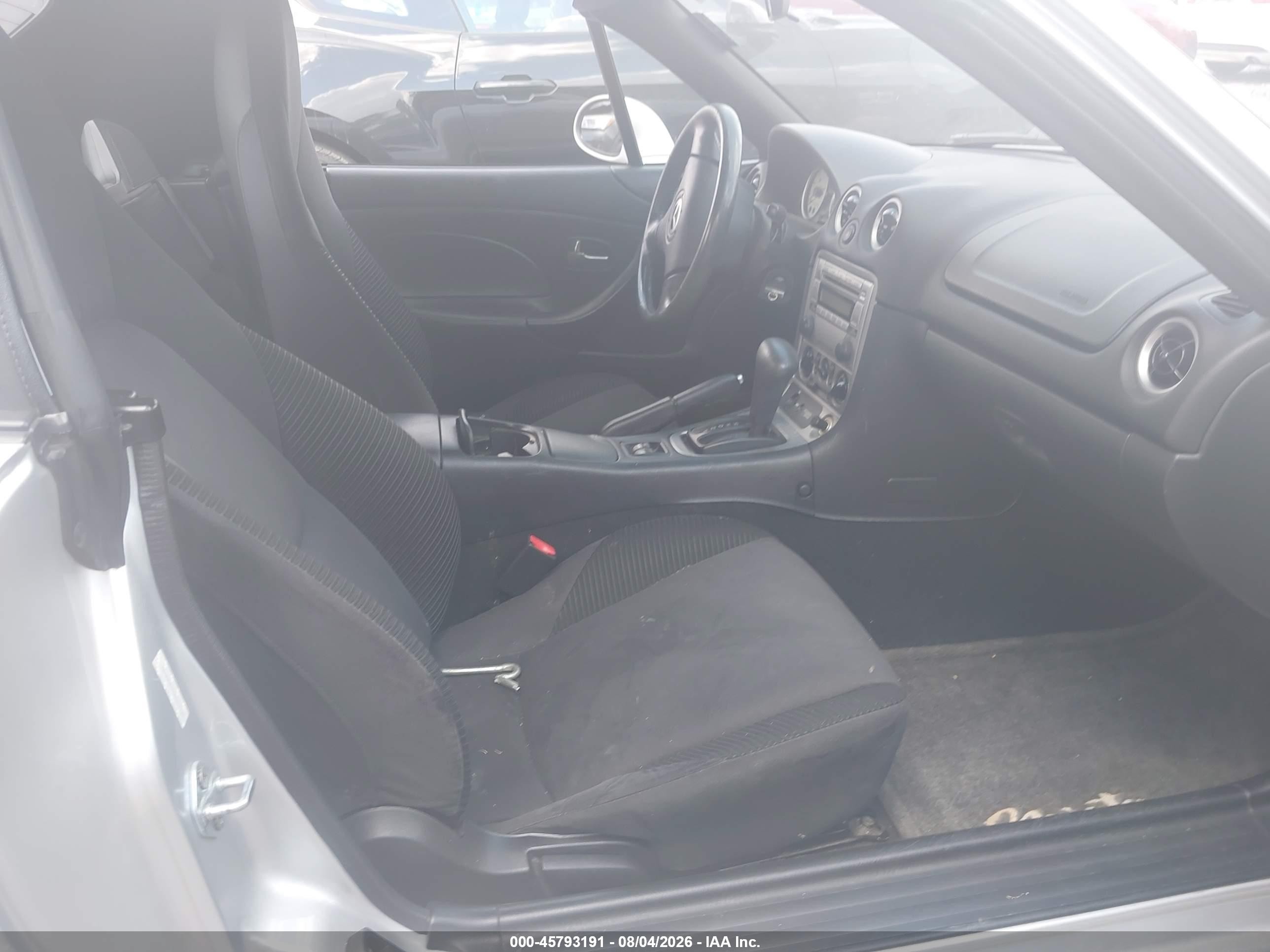 2005 Mazda Mx-5 Miata Cloth Silver vin: JM1NB353750414128