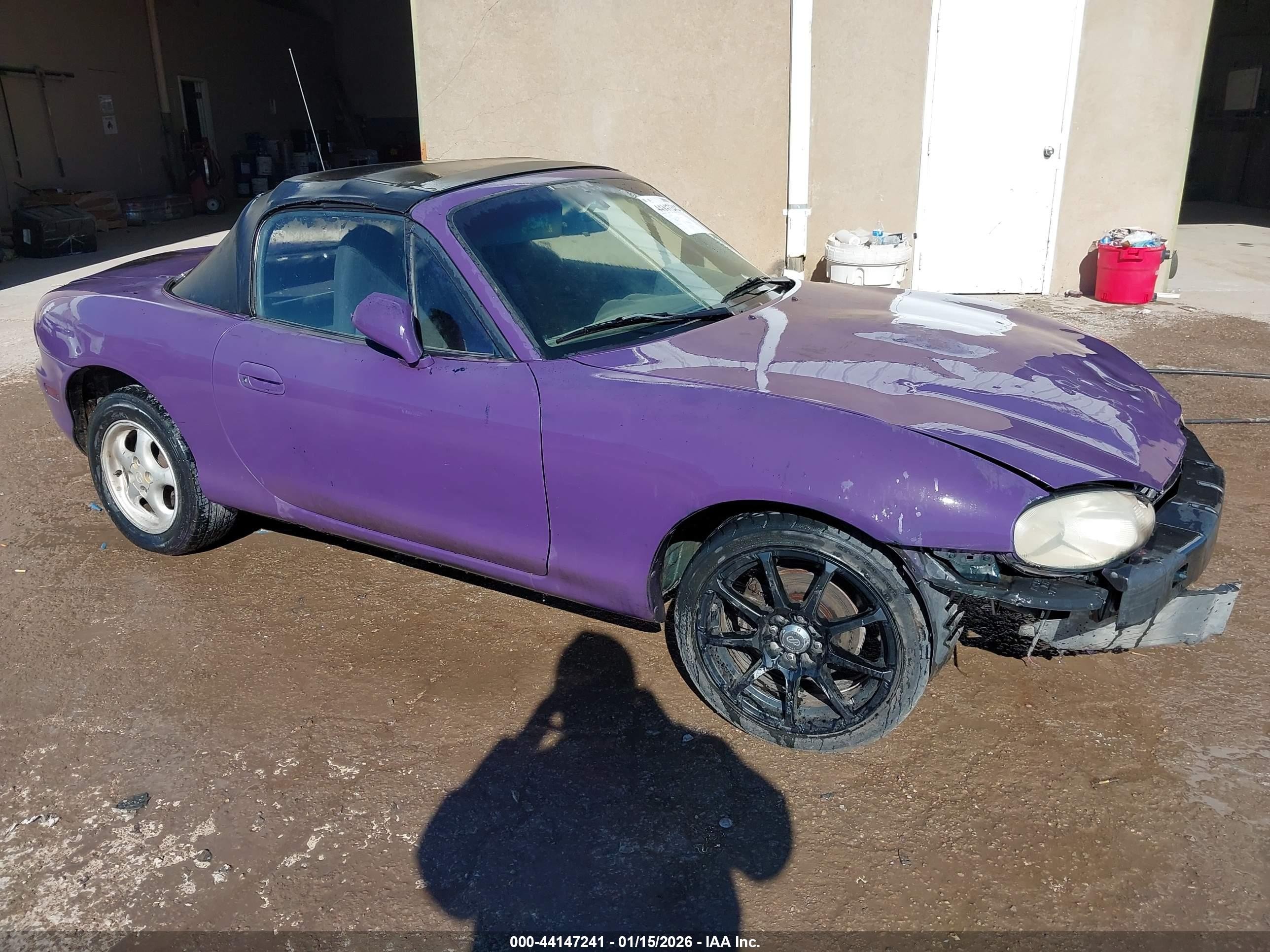 1999 Mazda Mx-5 Miata Leather Pkg/popular Equipment Pkg/sports Pkg/touring Pkg Purple vin: JM1NB3537X0104077