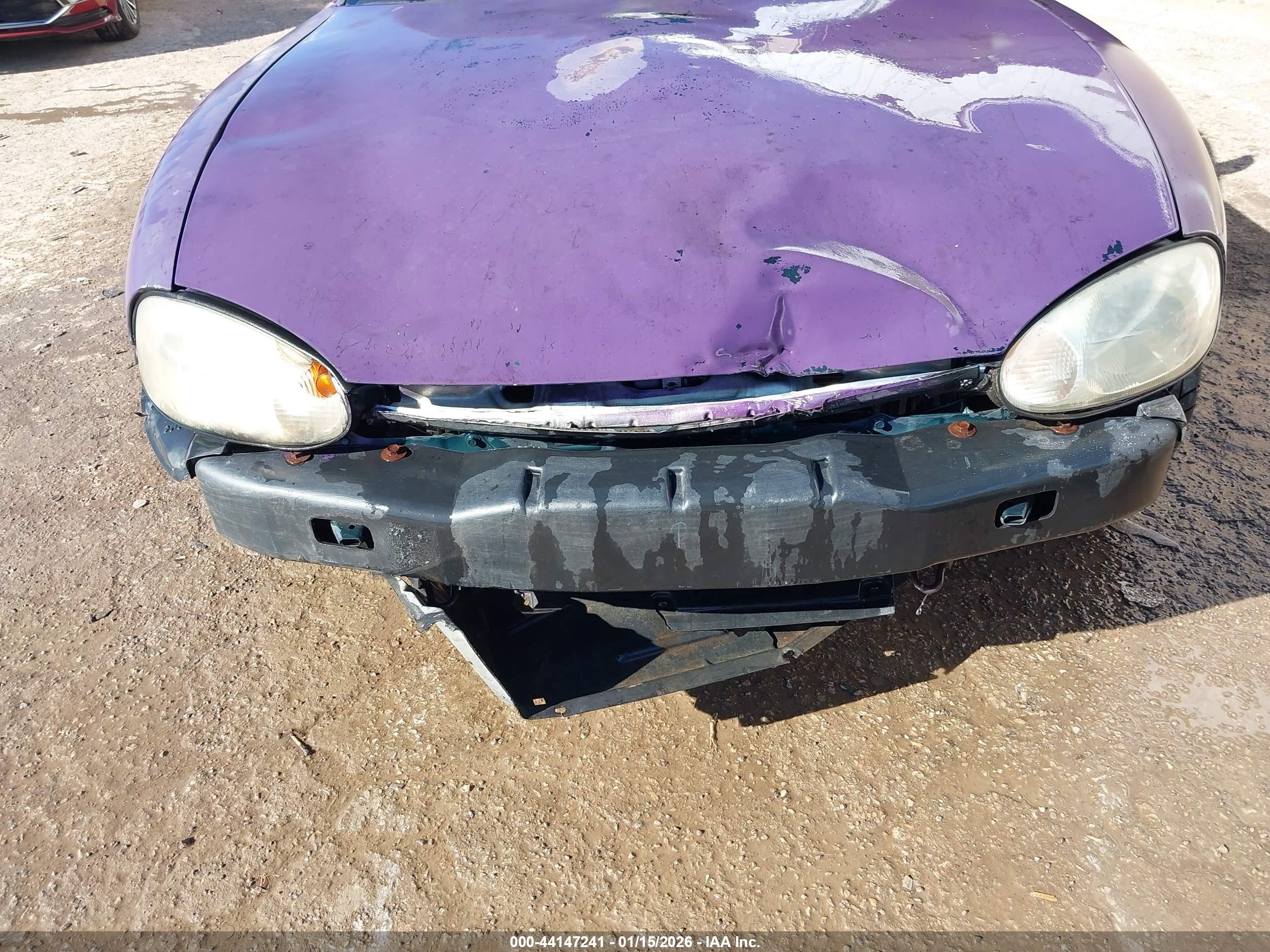 1999 Mazda Mx-5 Miata Leather Pkg/popular Equipment Pkg/sports Pkg/touring Pkg Purple vin: JM1NB3537X0104077