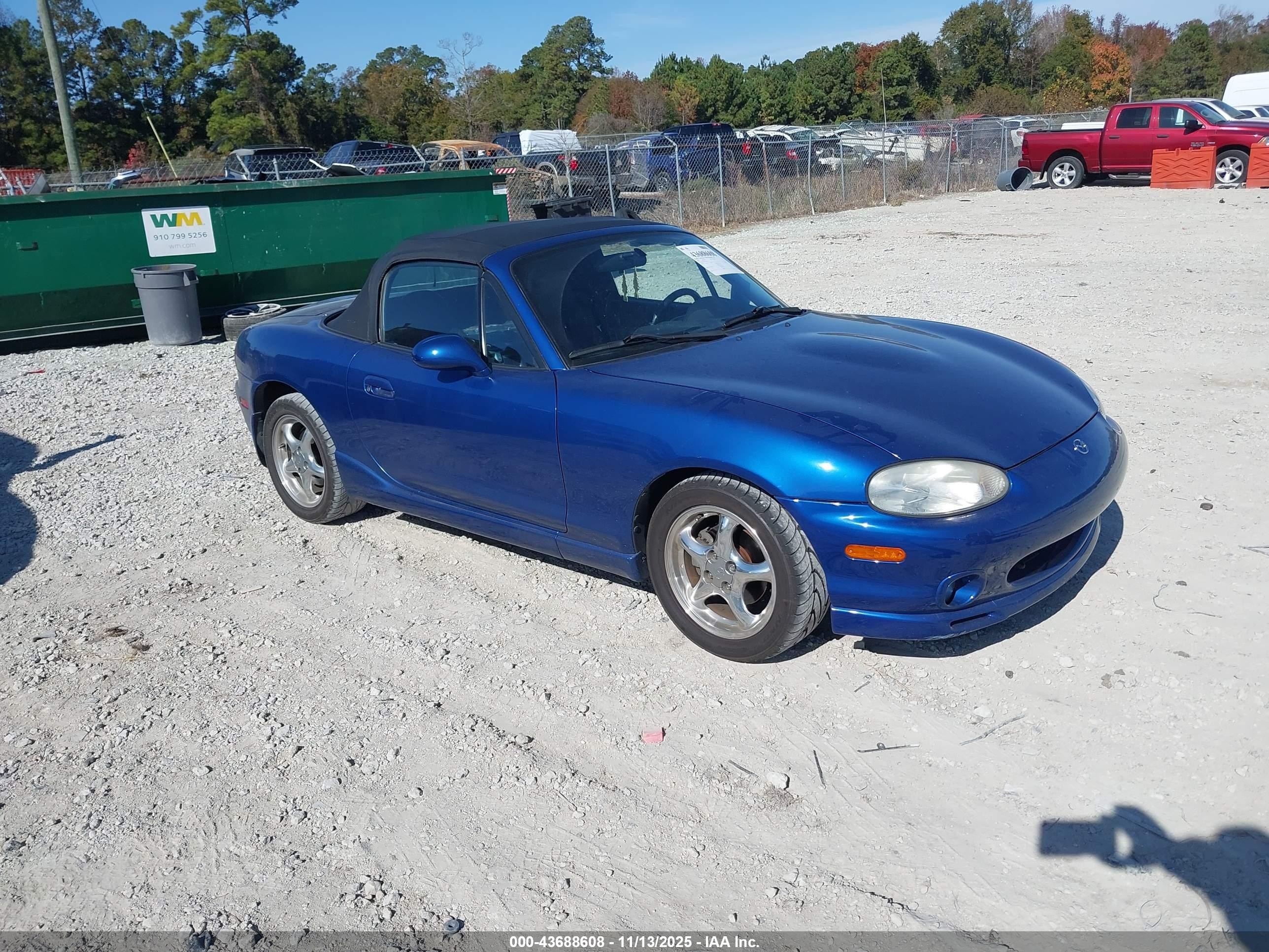 1999 Mazda Mx-5 Miata Leather Pkg/popular Equipment Pkg/sports Pkg/touring Pkg Синий vin: JM1NB3537X0129416