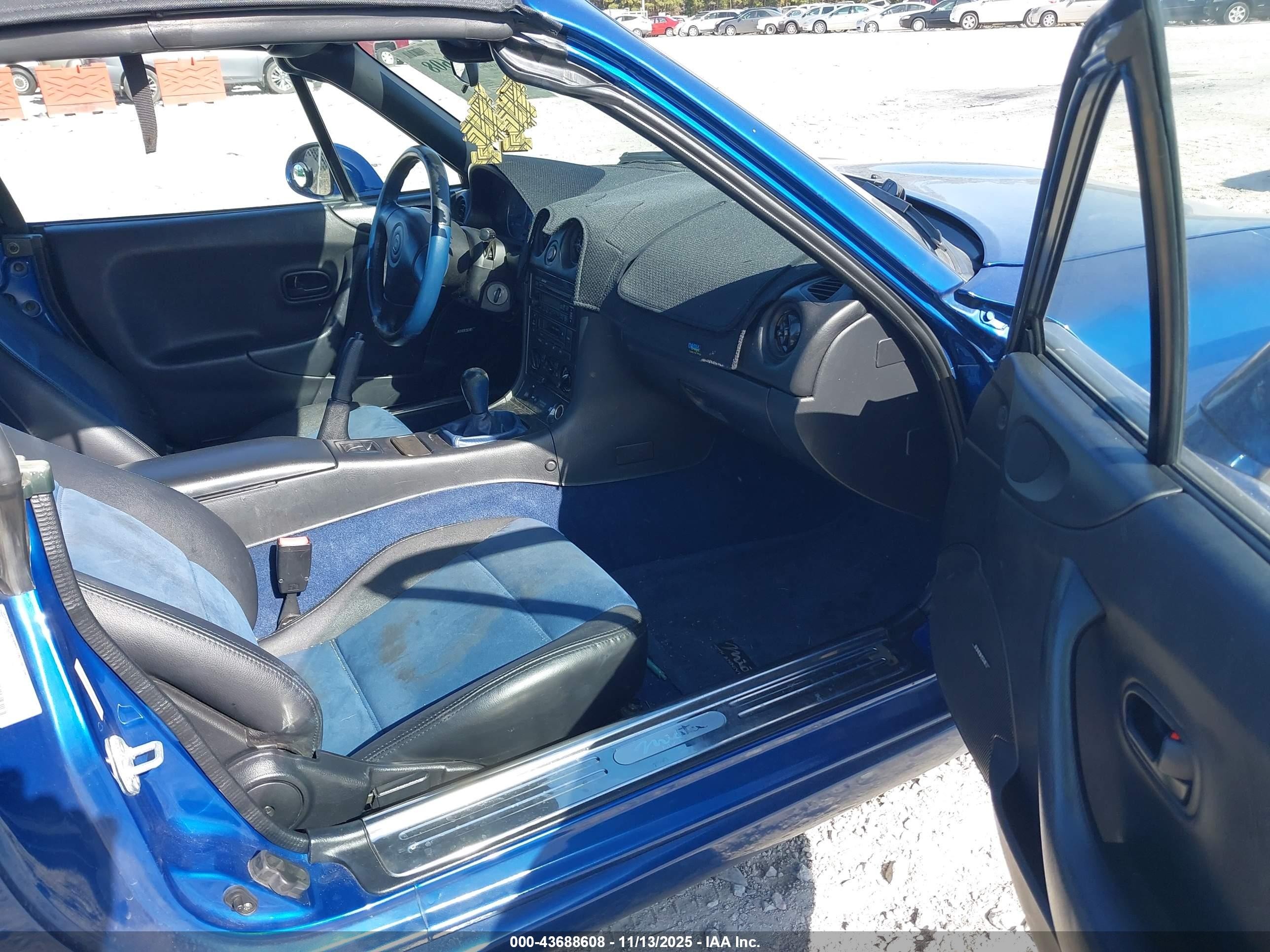 1999 Mazda Mx-5 Miata Leather Pkg/popular Equipment Pkg/sports Pkg/touring Pkg Синий vin: JM1NB3537X0129416
