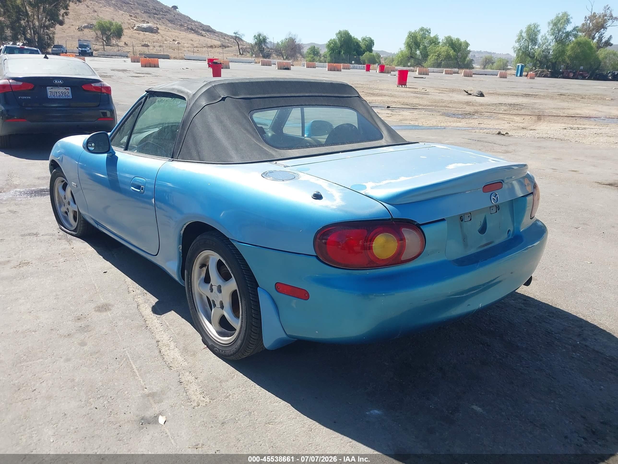 2000 Mazda Mx-5 Miata Ls/special Edition Blue vin: JM1NB3537Y0141731