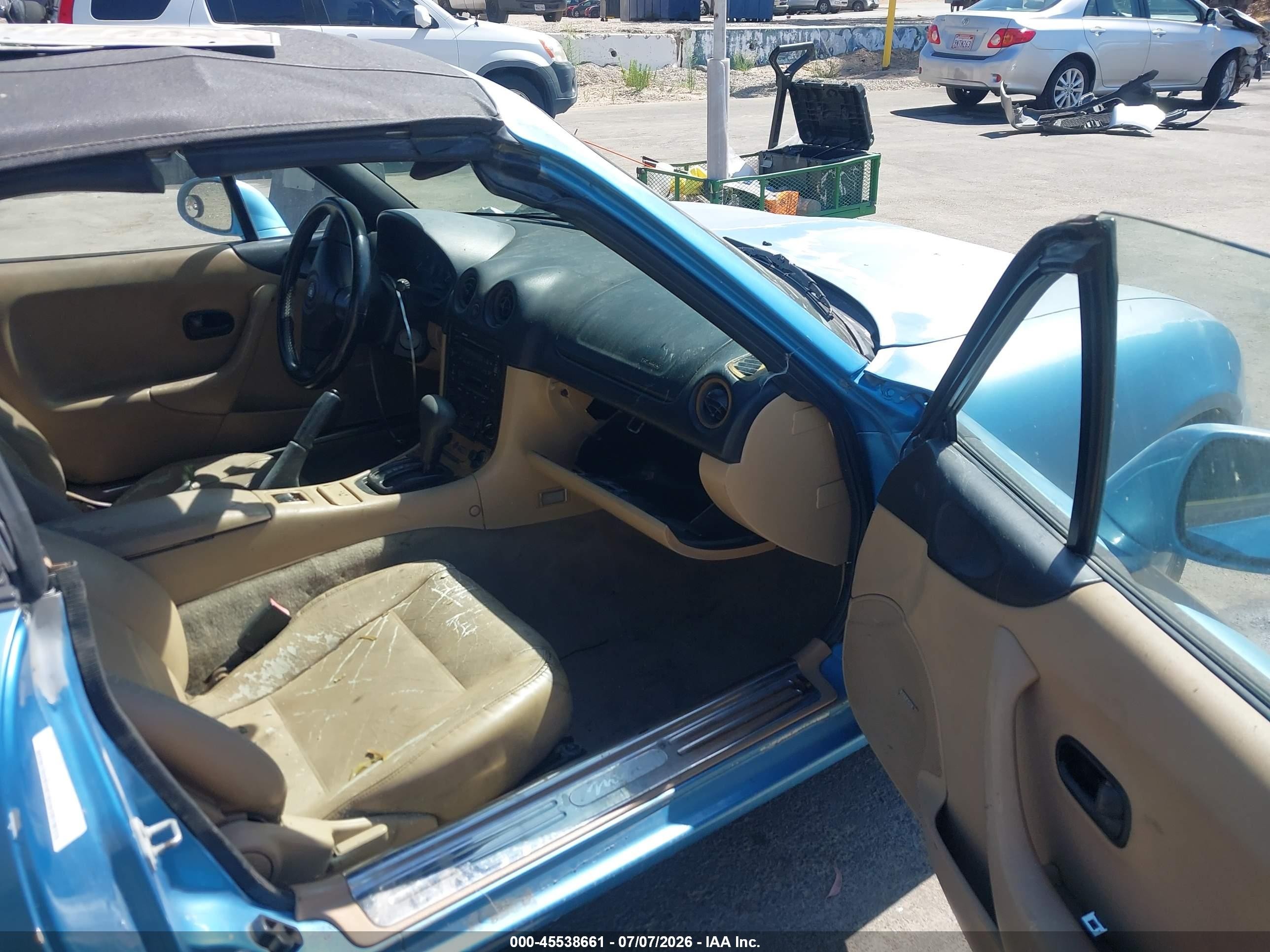 2000 Mazda Mx-5 Miata Ls/special Edition Blue vin: JM1NB3537Y0141731