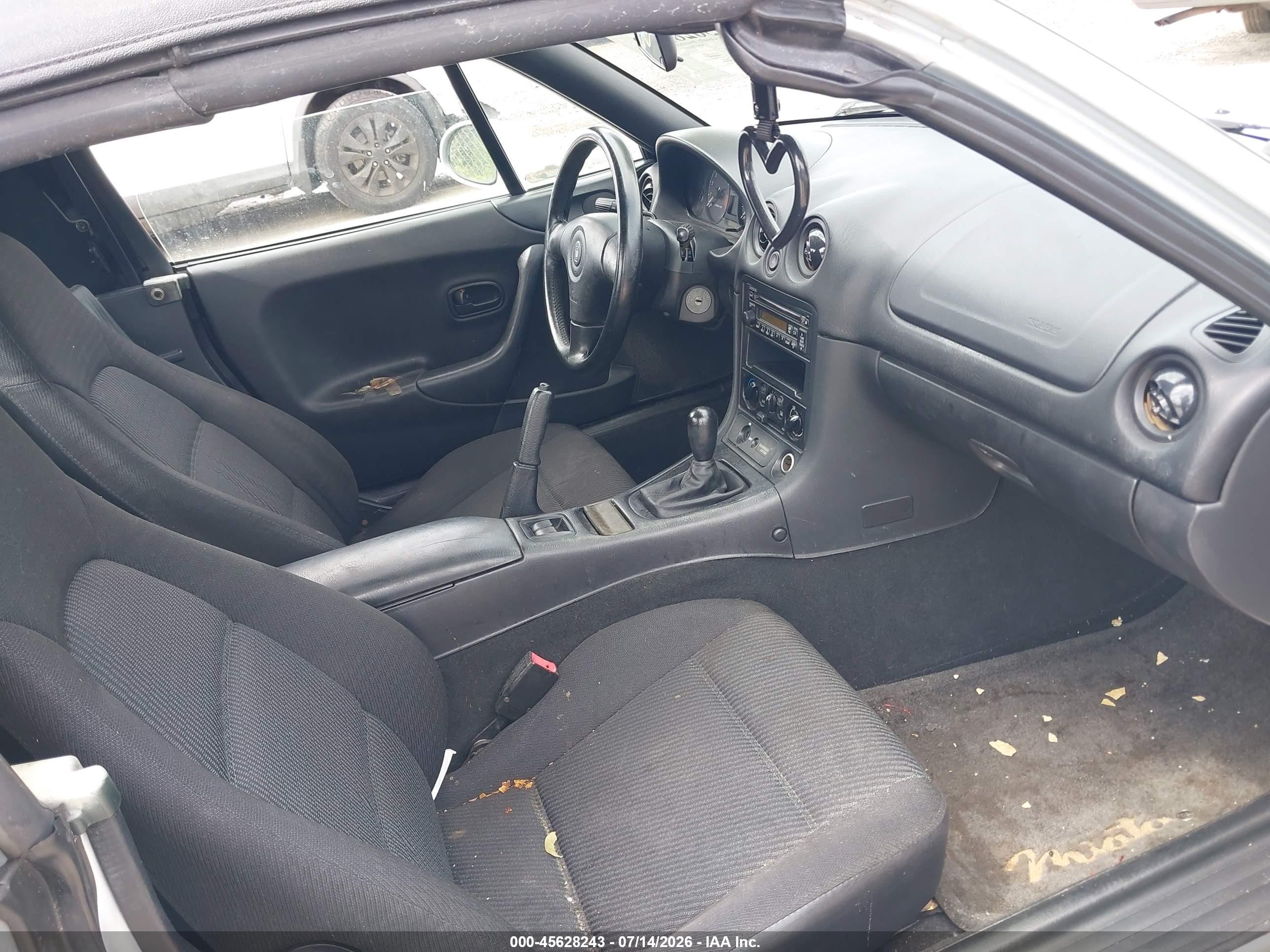 2000 Mazda Mx-5 Miata Ls/special Edition Silver vin: JM1NB3537Y0142930