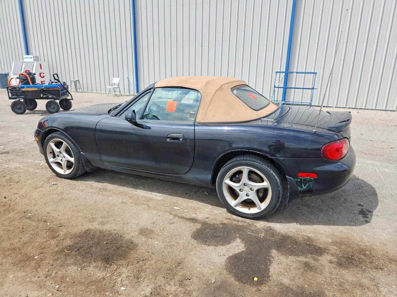 2001 Mazda Mx-5 Miata Base Black vin: JM1NB353810214157