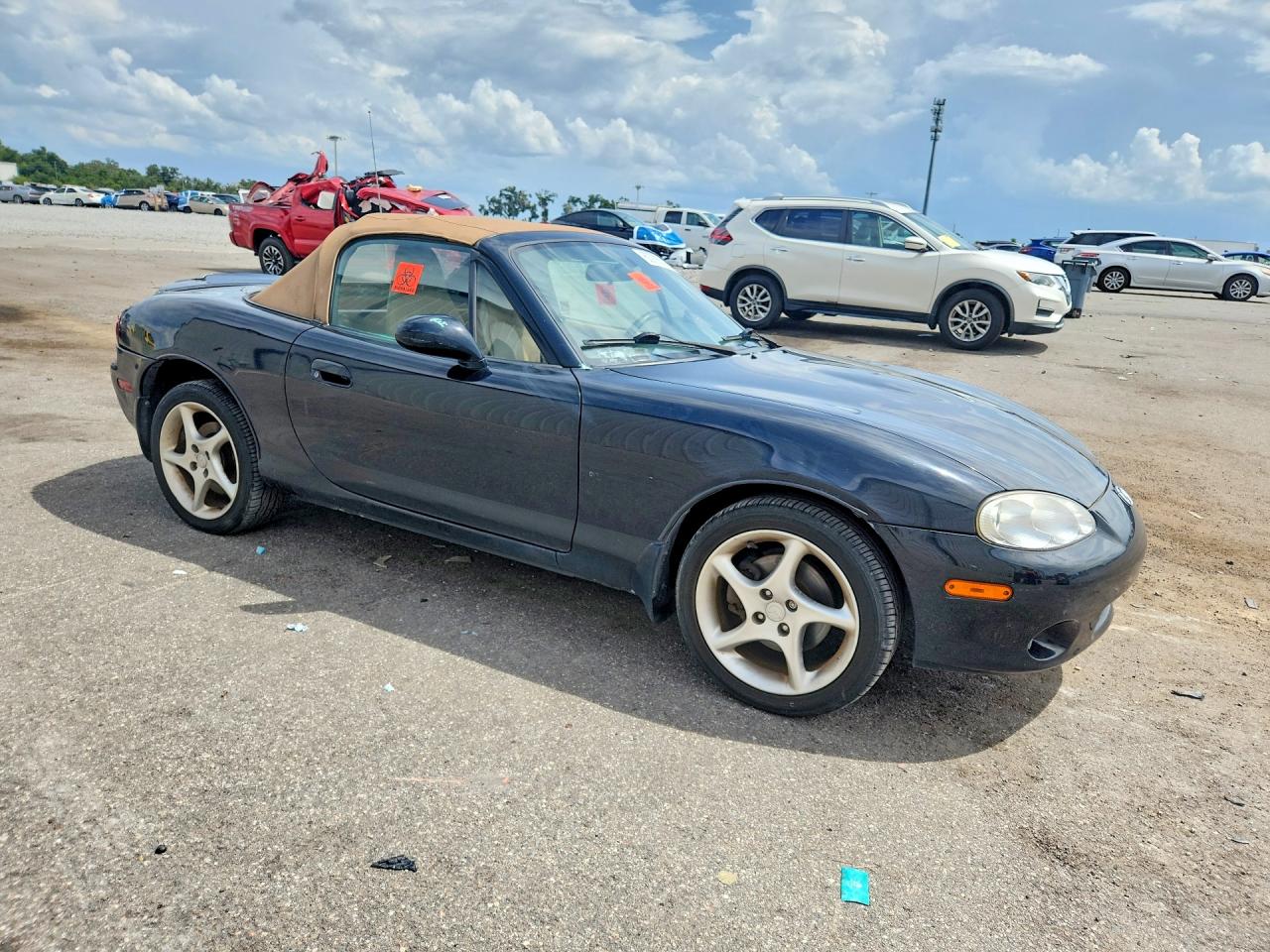 2001 Mazda Mx-5 Miata Base Black vin: JM1NB353810214157