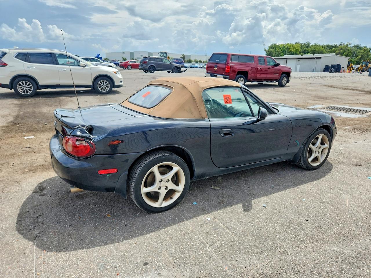2001 Mazda Mx-5 Miata Base Black vin: JM1NB353810214157