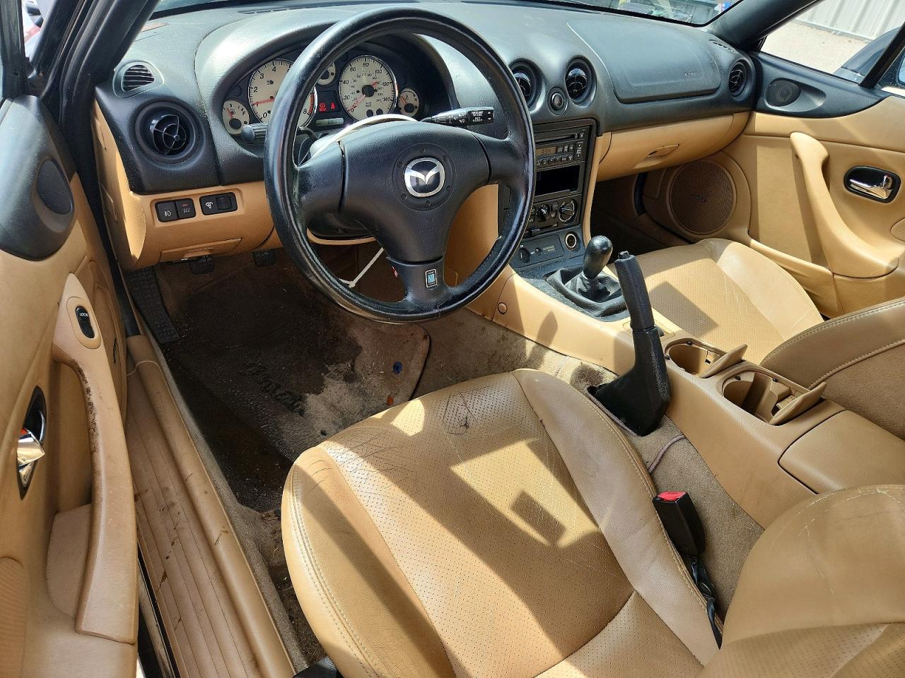2001 Mazda Mx-5 Miata Base Black vin: JM1NB353810214157