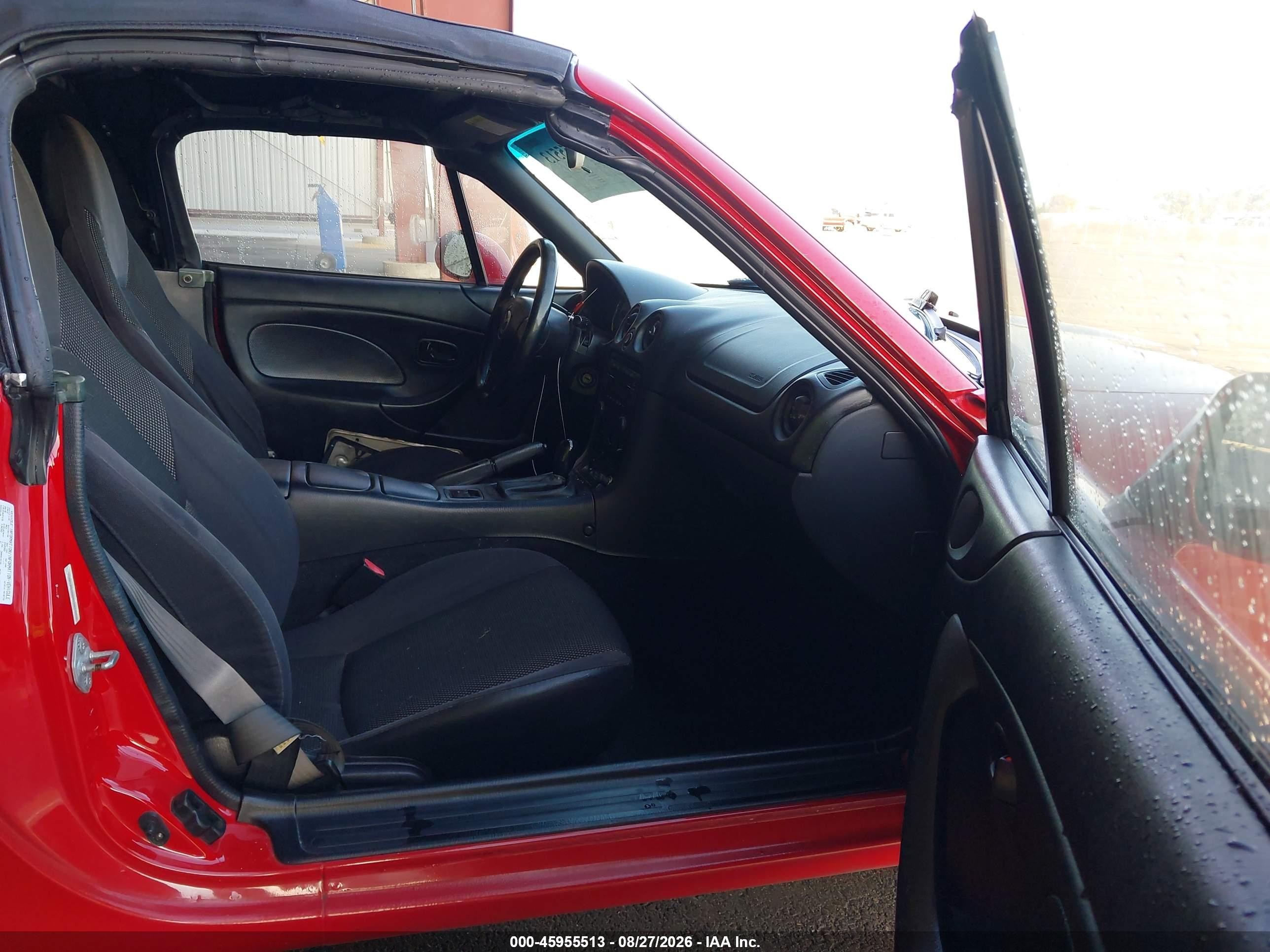 2001 Mazda Mx-5 Miata Ls/special Edition Red vin: JM1NB353810215700