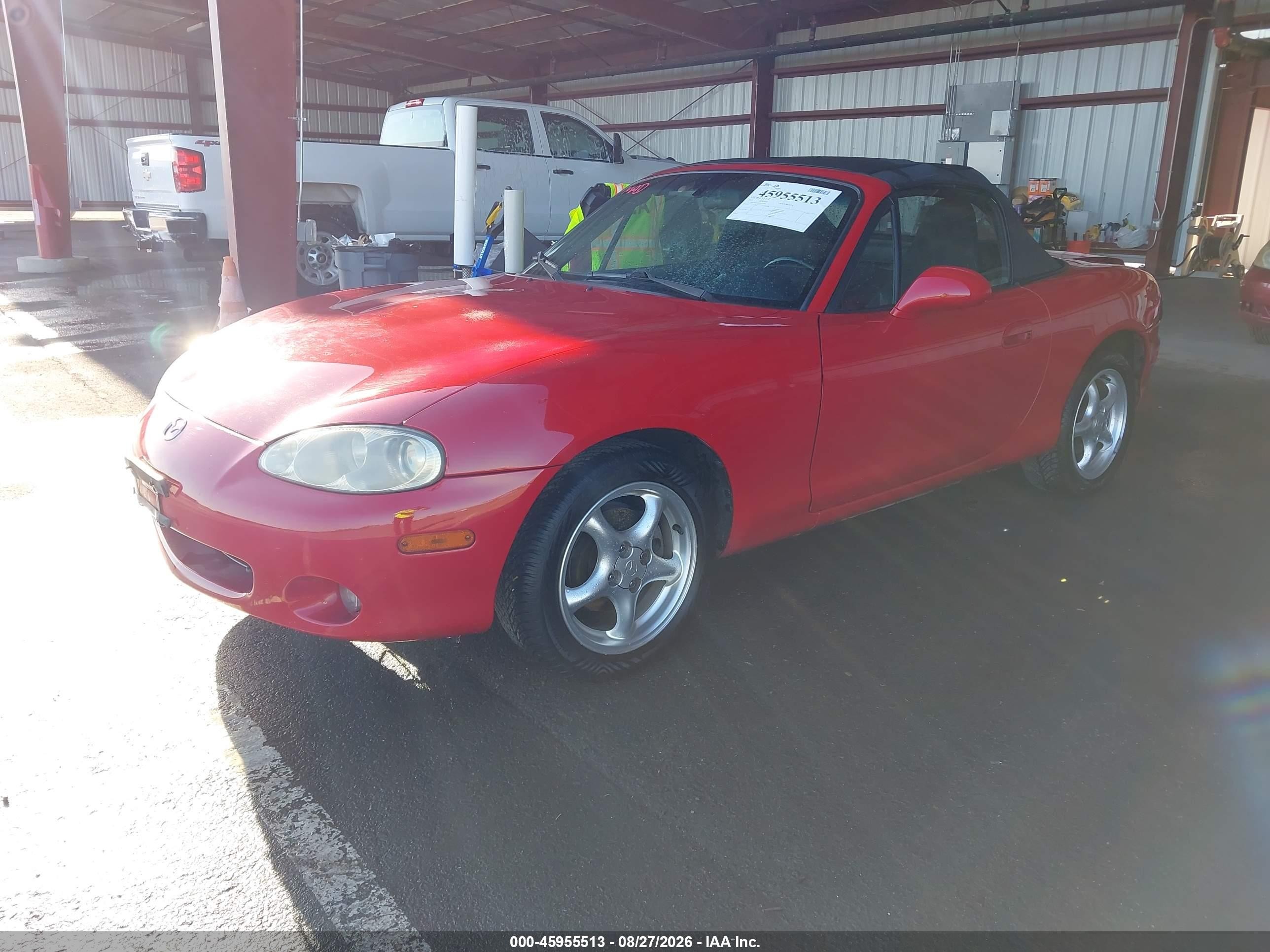 2001 Mazda Mx-5 Miata Ls/special Edition Red vin: JM1NB353810215700