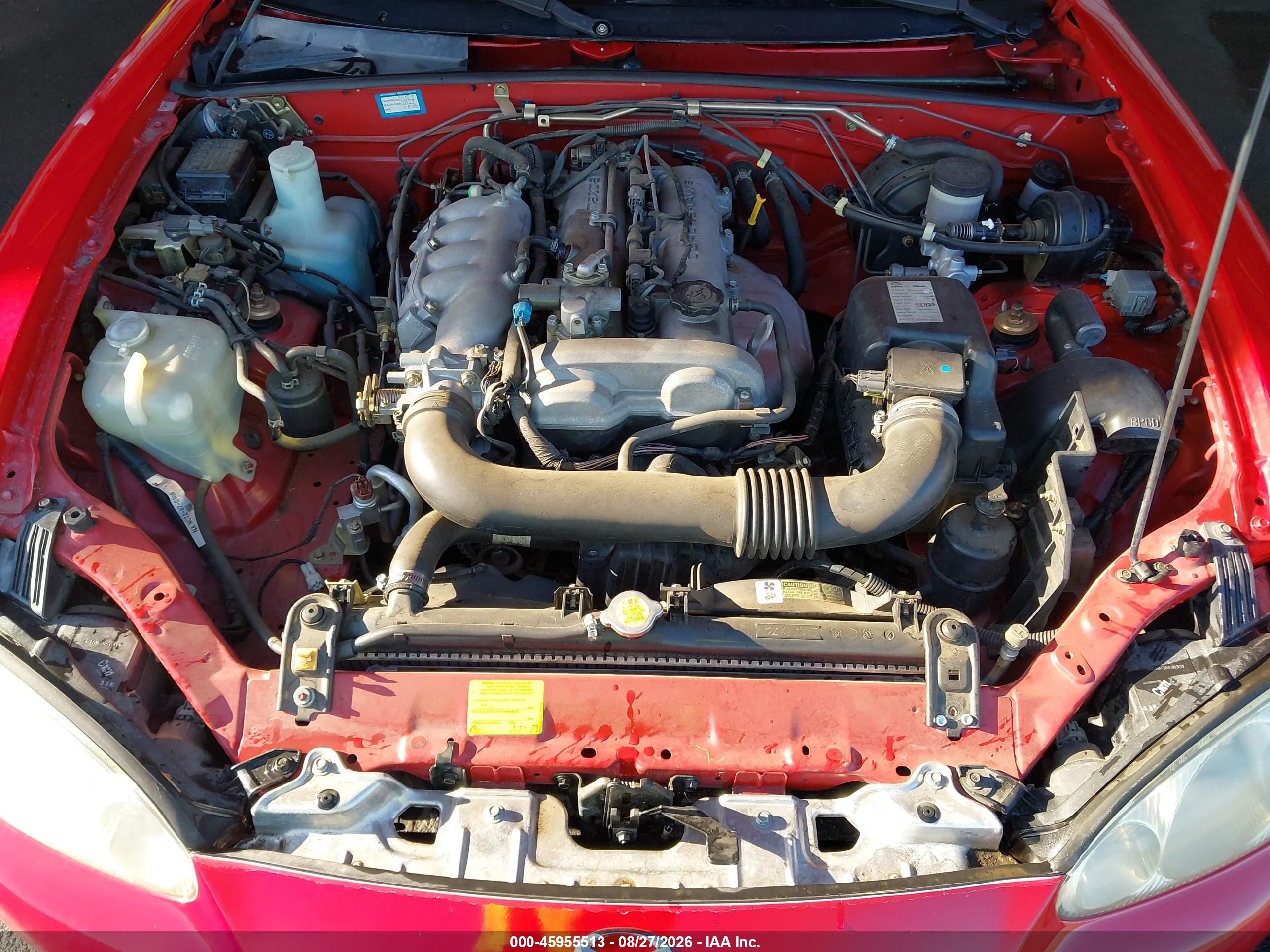 2001 Mazda Mx-5 Miata Ls/special Edition Red vin: JM1NB353810215700