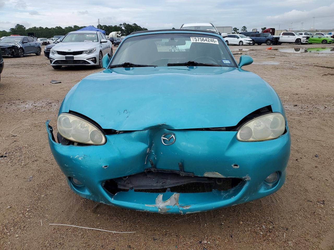 2003 Mazda Mx-5 Miata Base Бирюзовый vin: JM1NB353830302550