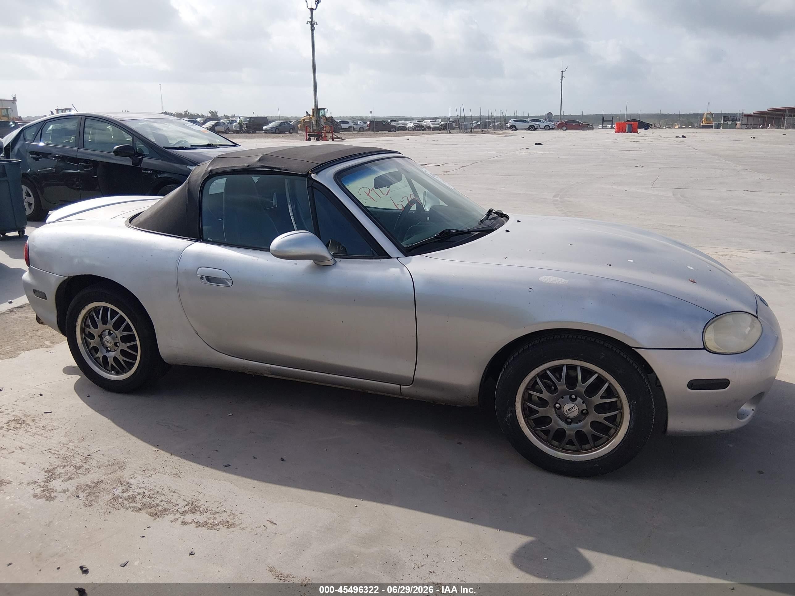 2004 Mazda Mx-5 Miata Ls Silver vin: JM1NB353840401130
