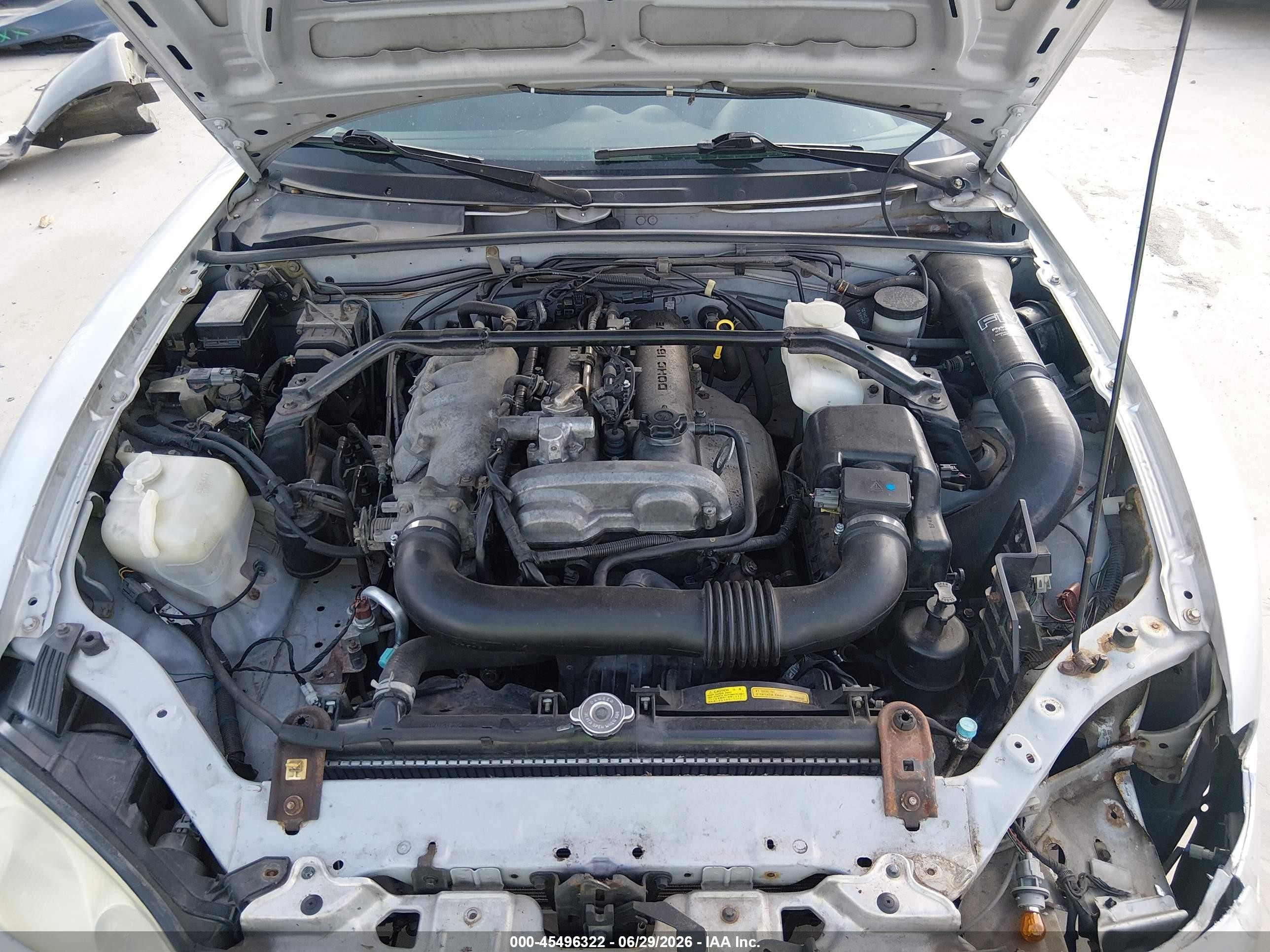 2004 Mazda Mx-5 Miata Ls Silver vin: JM1NB353840401130
