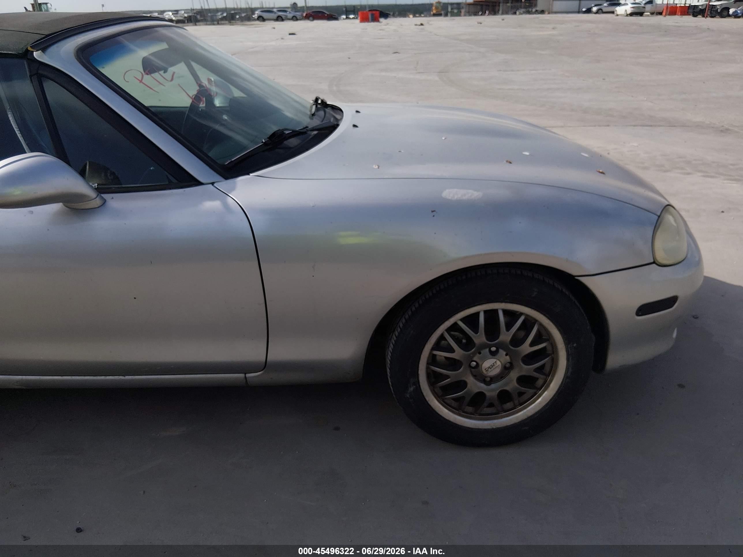 2004 Mazda Mx-5 Miata Ls Silver vin: JM1NB353840401130