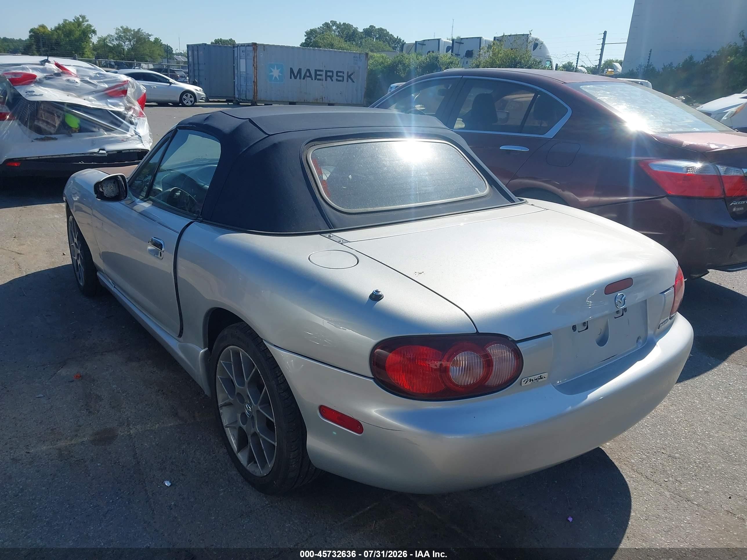 2004 Mazda Mx-5 Miata Cloth Silver vin: JM1NB353840402990