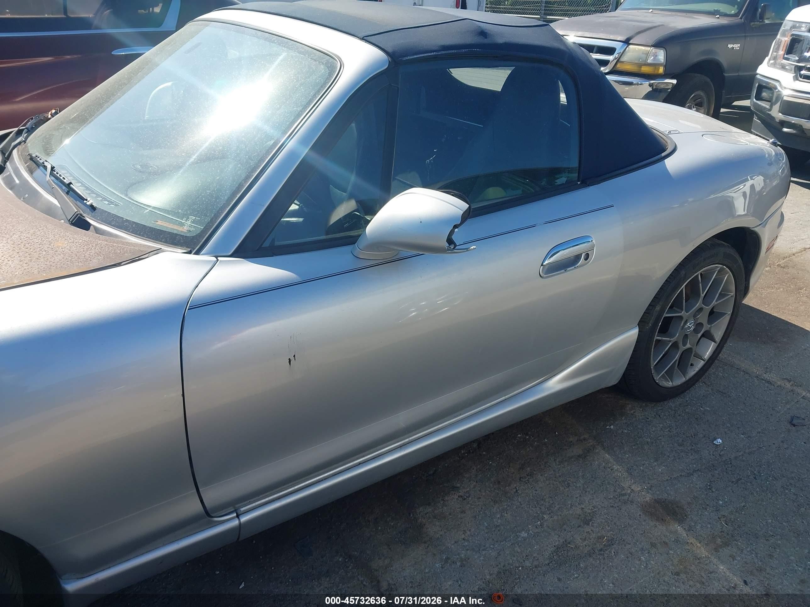 2004 Mazda Mx-5 Miata Cloth Silver vin: JM1NB353840402990
