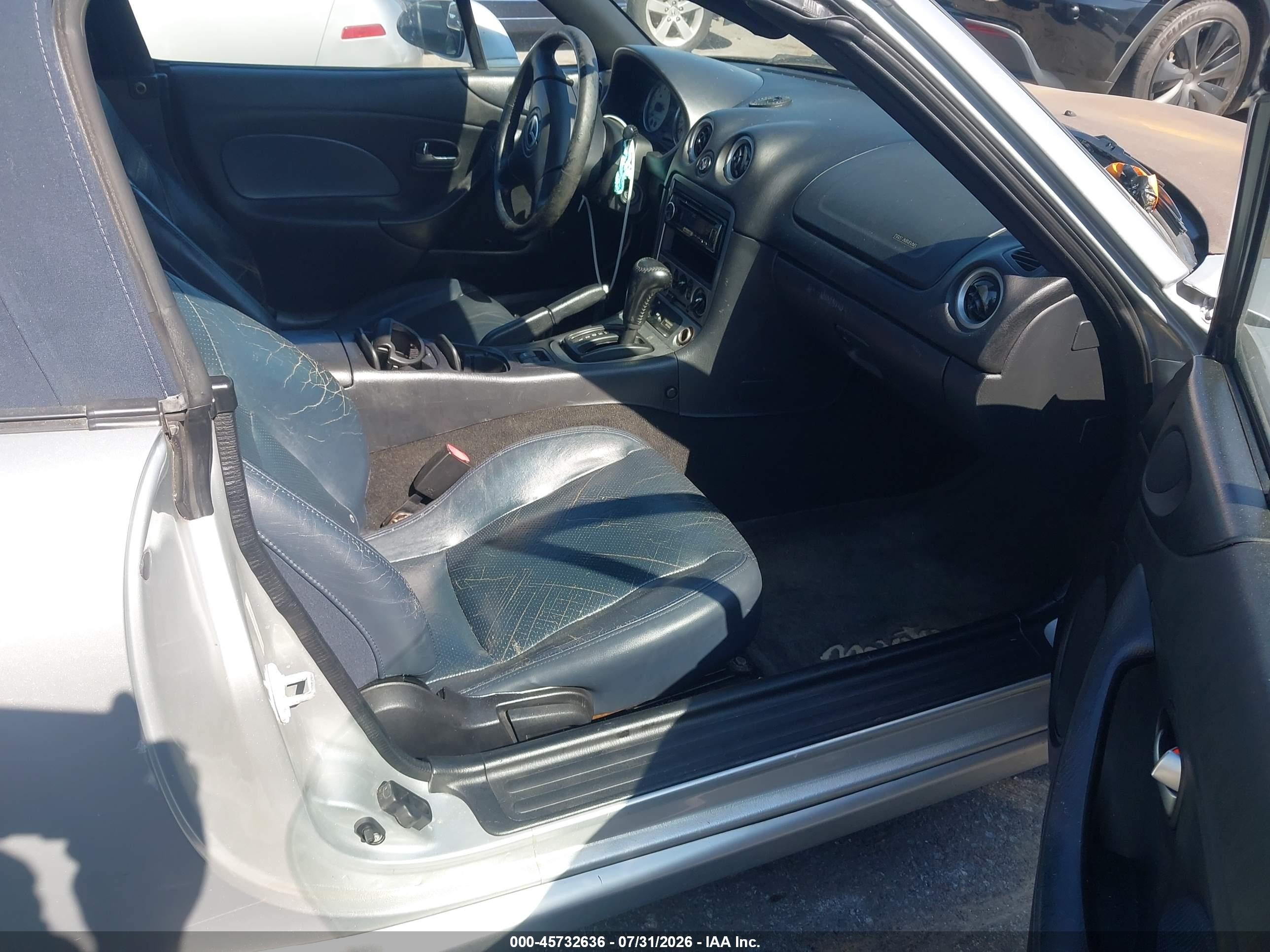 2004 Mazda Mx-5 Miata Cloth Silver vin: JM1NB353840402990