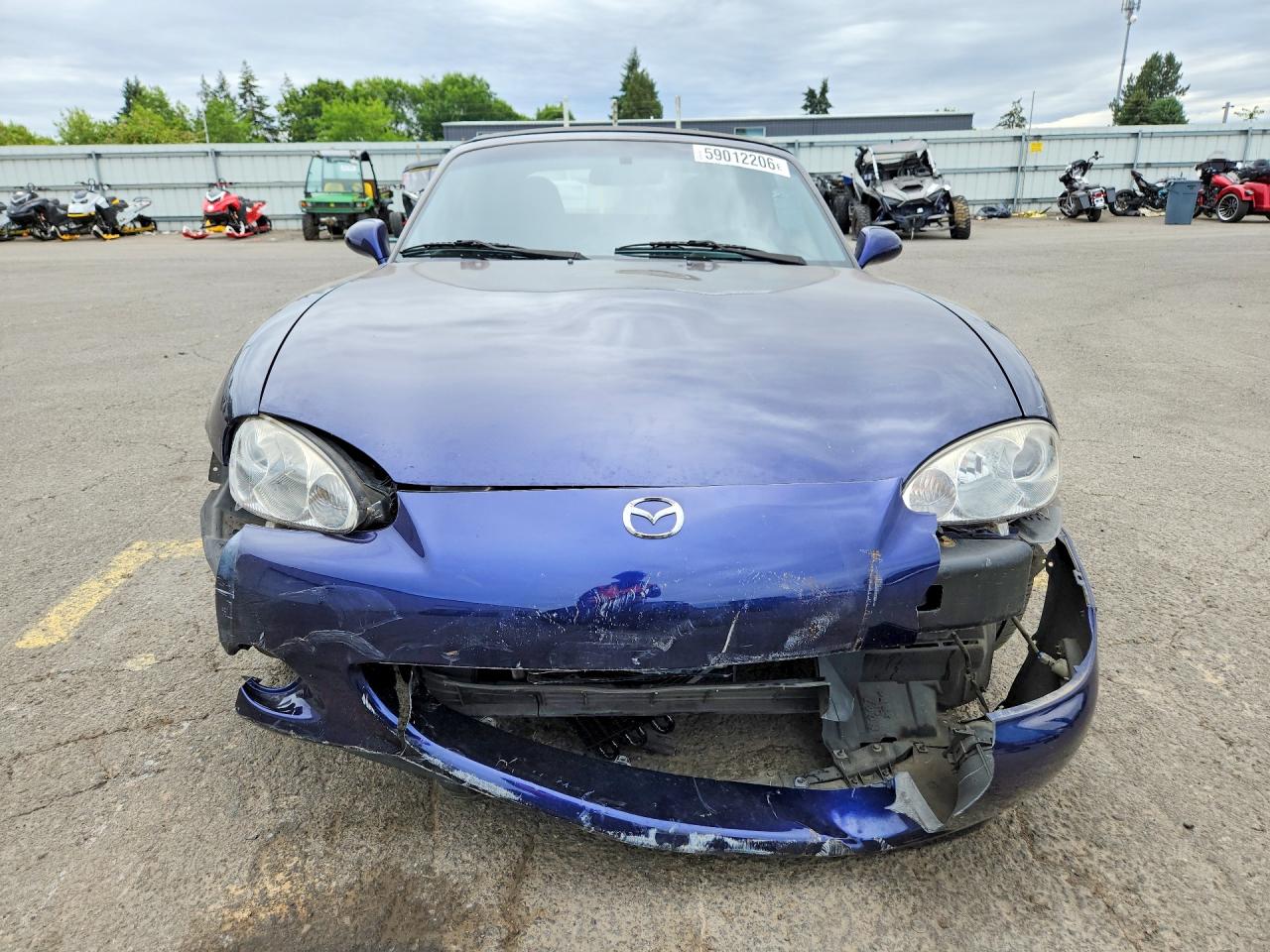 2004 Mazda Mx-5 Miata Base Blue vin: JM1NB353840410104