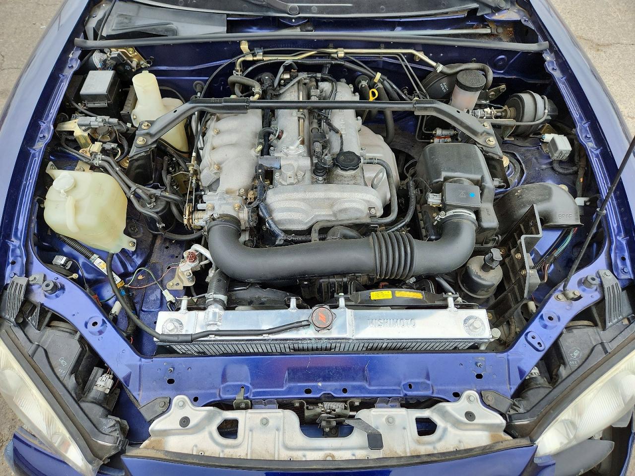 2004 Mazda Mx-5 Miata Base Blue vin: JM1NB353840410104