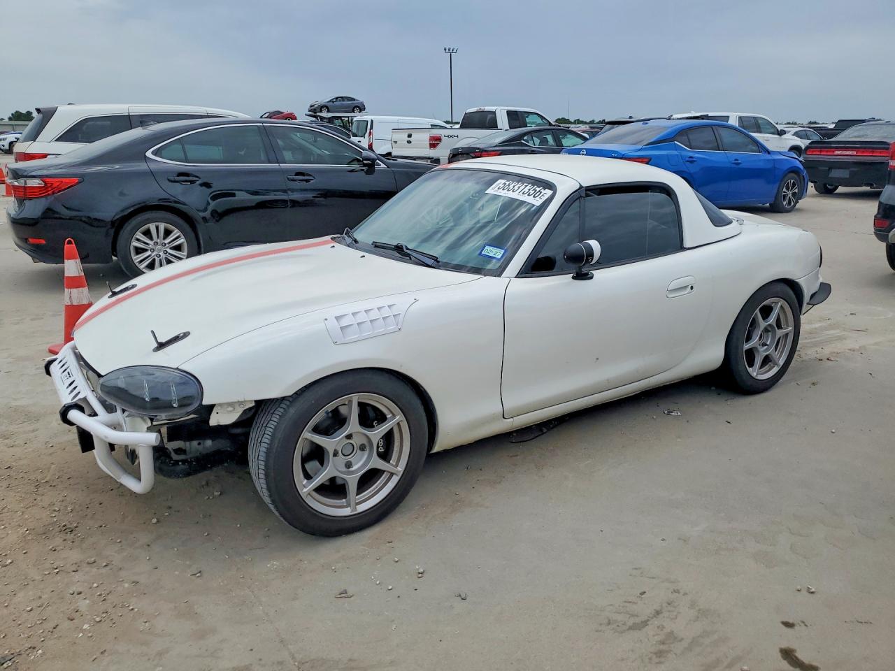 1999 Mazda Mx-5 Miata White vin: JM1NB3538X0100989
