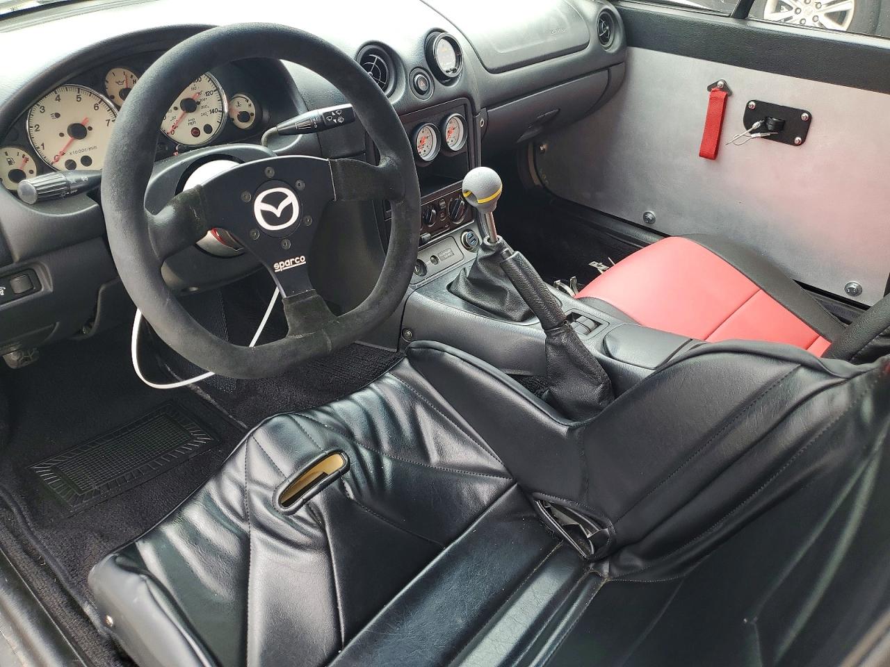 1999 Mazda Mx-5 Miata White vin: JM1NB3538X0100989