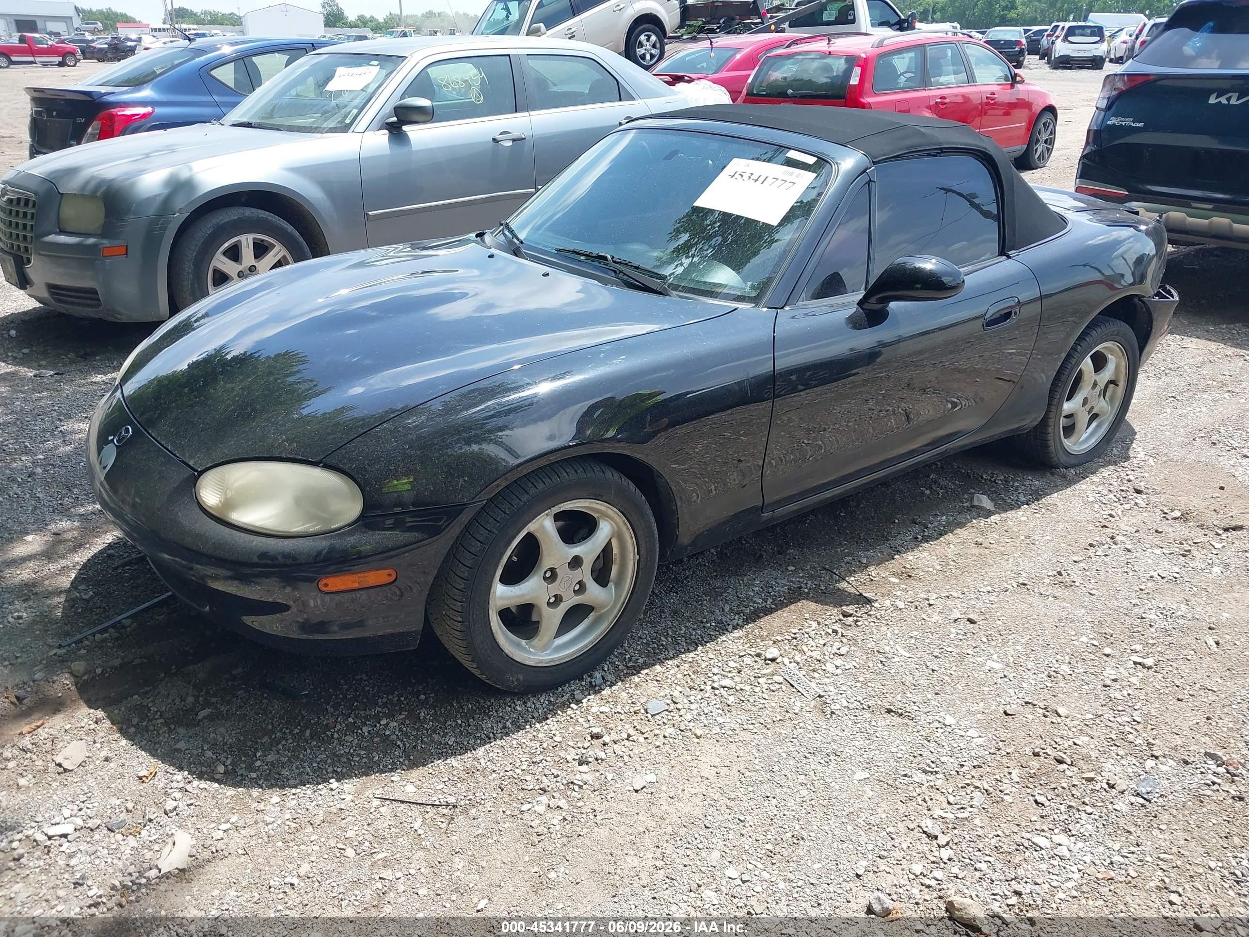 1999 Mazda Mx-5 Miata Leather Pkg/popular Equipment Pkg/sports Pkg/touring Pkg Black vin: JM1NB3538X0103357