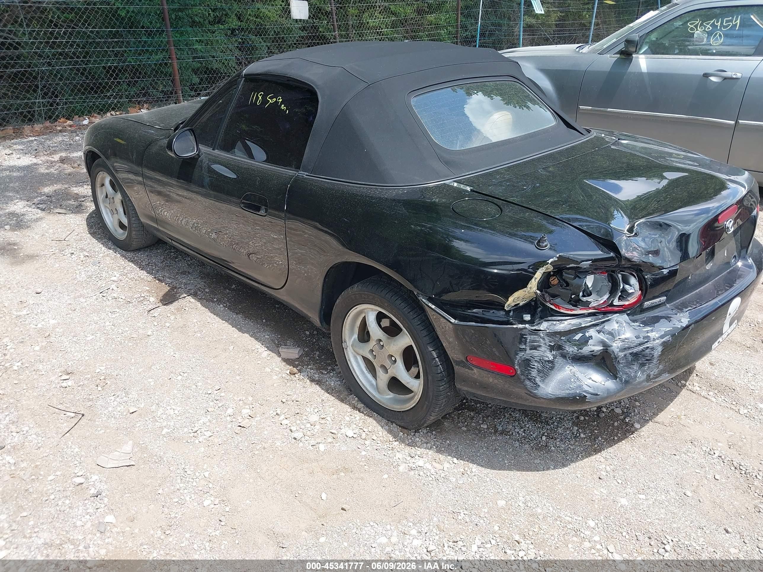 1999 Mazda Mx-5 Miata Leather Pkg/popular Equipment Pkg/sports Pkg/touring Pkg Black vin: JM1NB3538X0103357