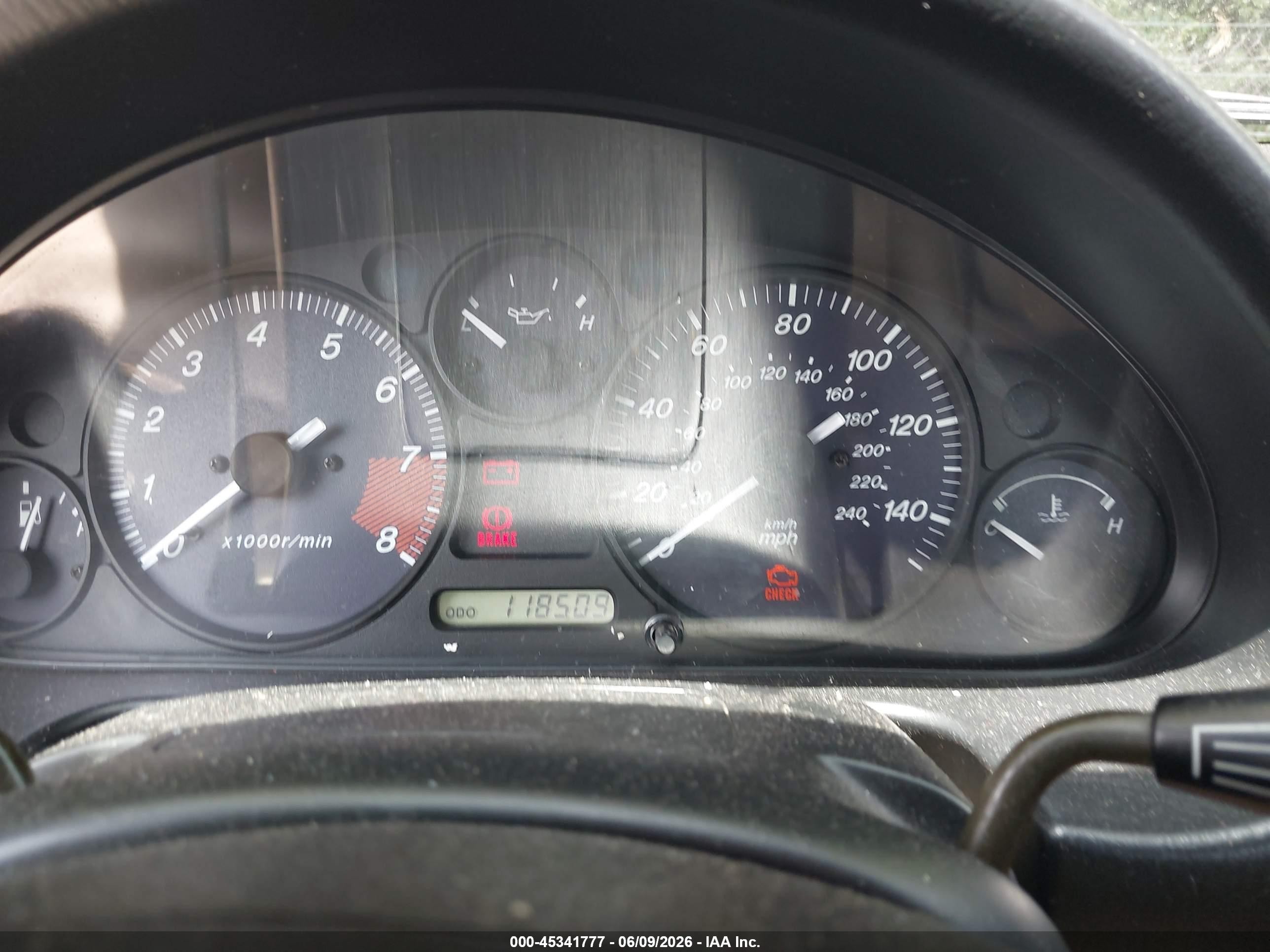 1999 Mazda Mx-5 Miata Leather Pkg/popular Equipment Pkg/sports Pkg/touring Pkg Black vin: JM1NB3538X0103357