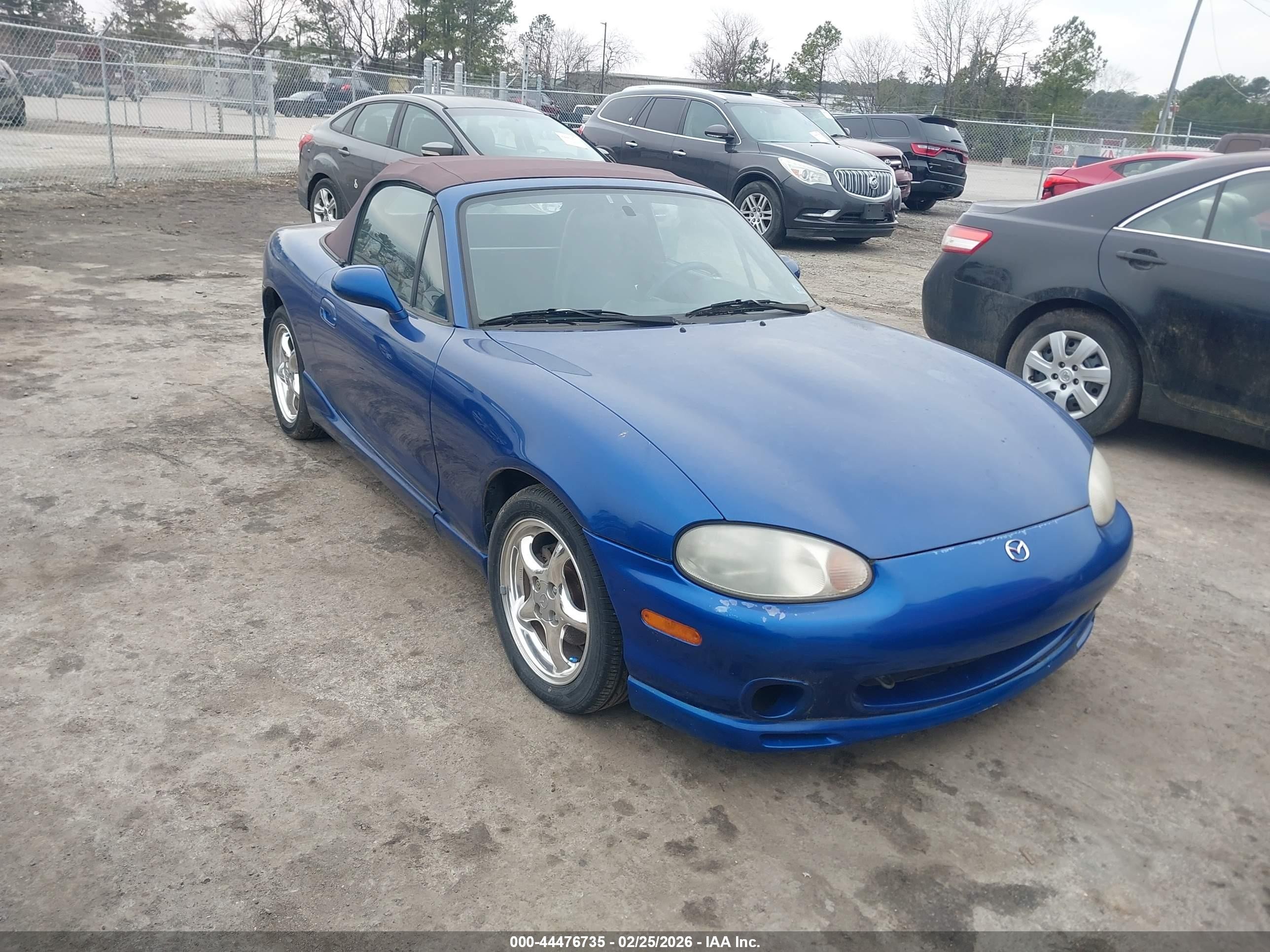 1999 Mazda Mx-5 Miata Leather Pkg/popular Equipment Pkg/sports Pkg/touring Pkg Синий vin: JM1NB3538X0127612