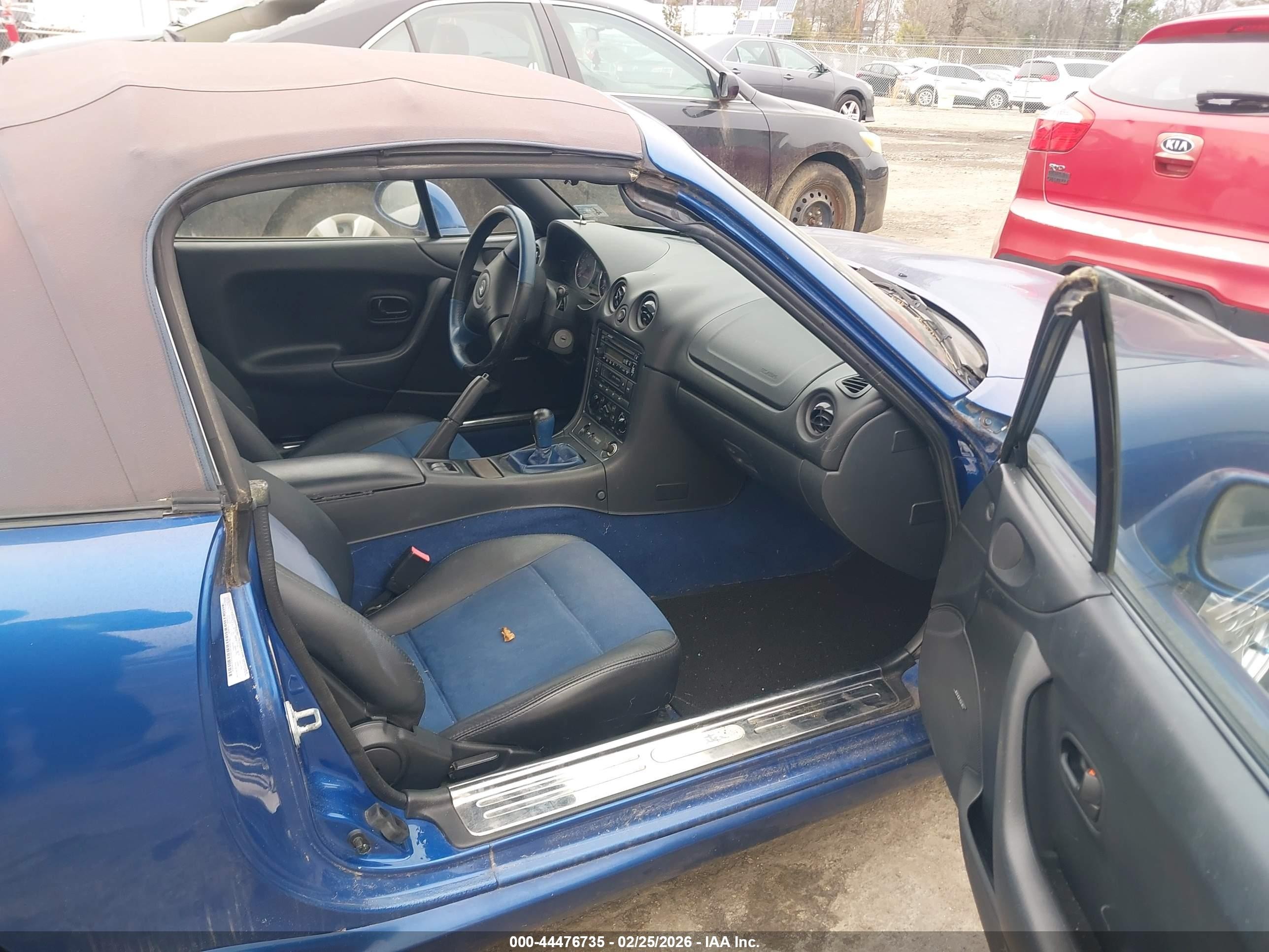 1999 Mazda Mx-5 Miata Leather Pkg/popular Equipment Pkg/sports Pkg/touring Pkg Синий vin: JM1NB3538X0127612