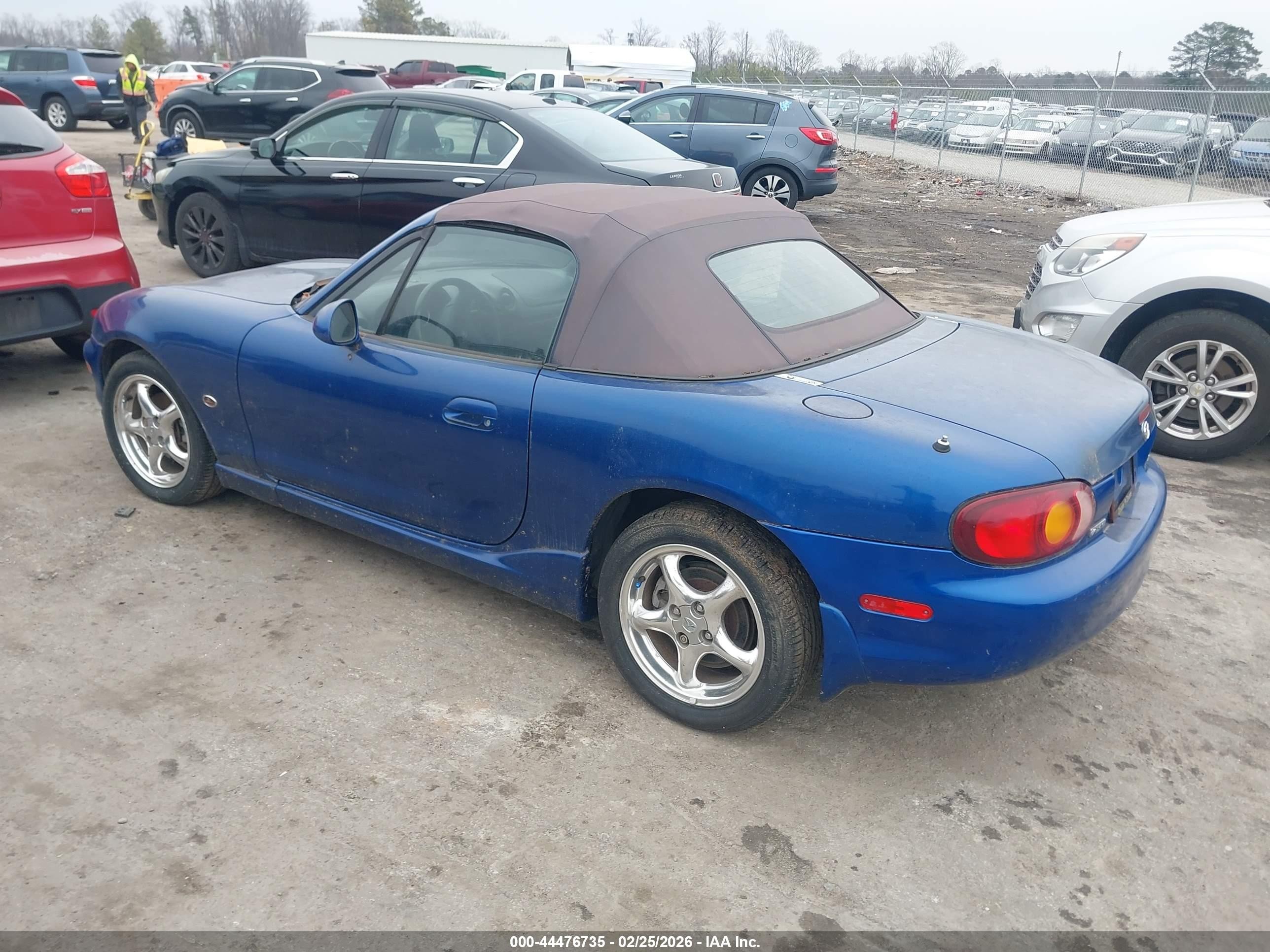 1999 Mazda Mx-5 Miata Leather Pkg/popular Equipment Pkg/sports Pkg/touring Pkg Синий vin: JM1NB3538X0127612