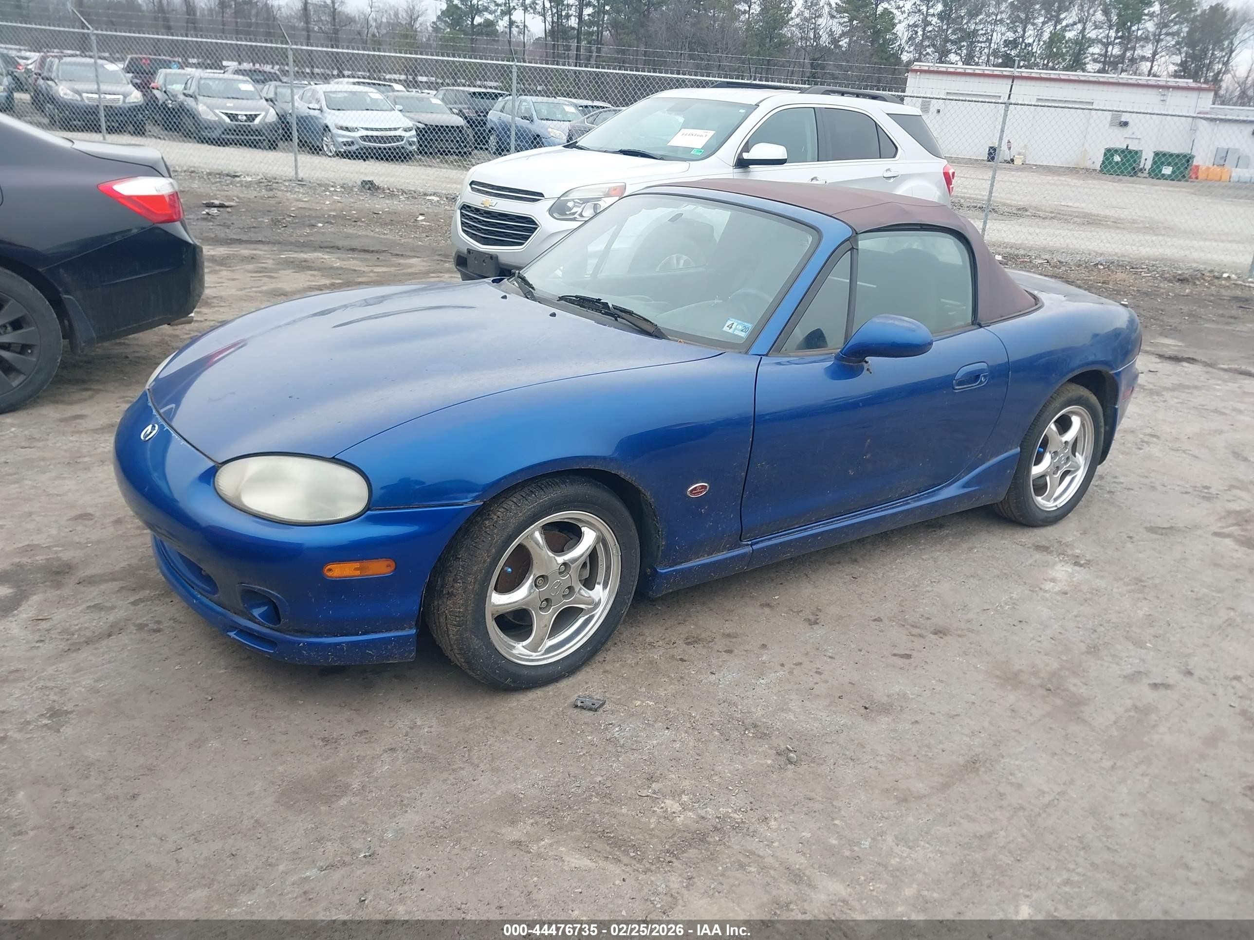1999 Mazda Mx-5 Miata Leather Pkg/popular Equipment Pkg/sports Pkg/touring Pkg Синий vin: JM1NB3538X0127612