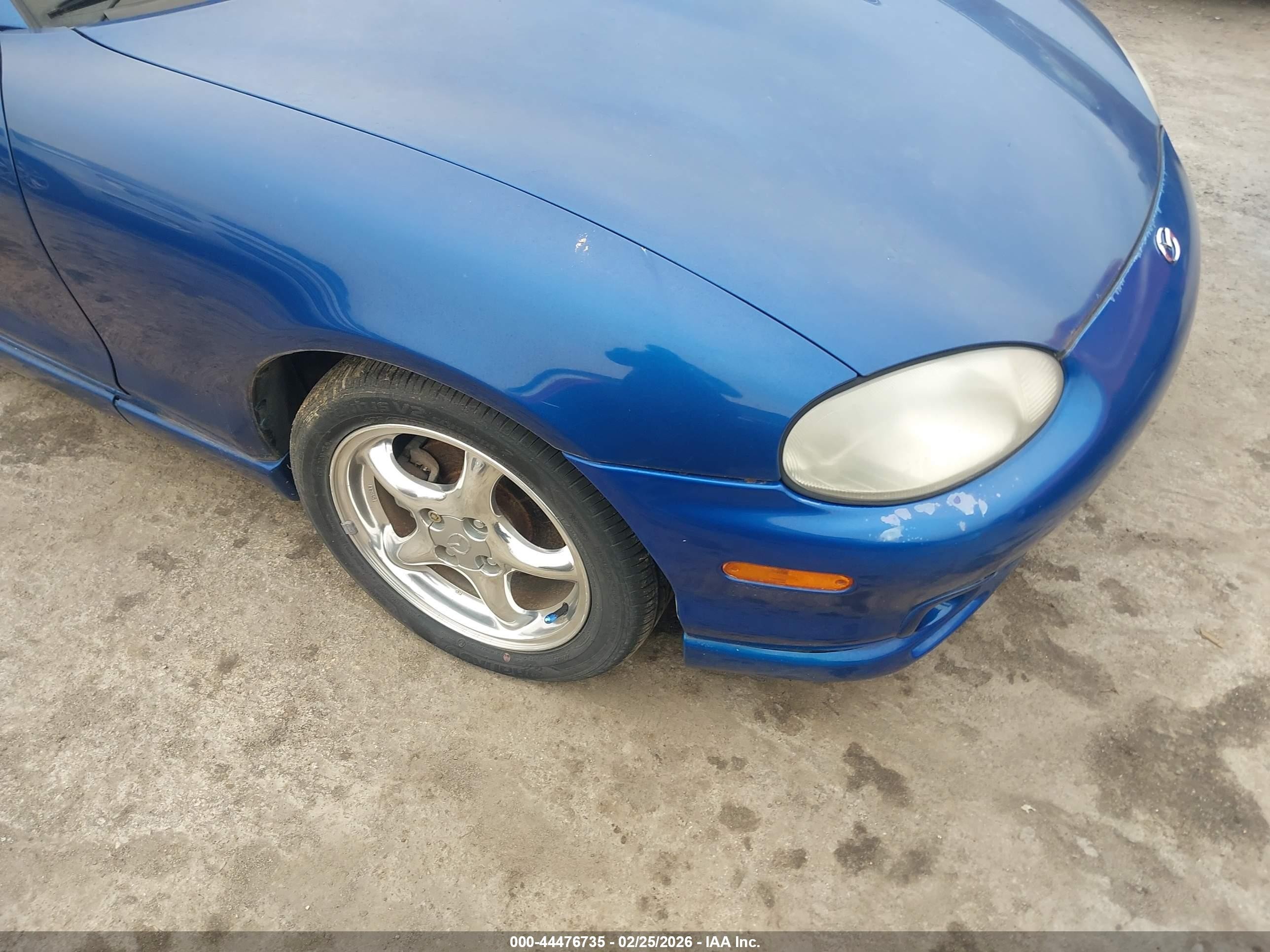 1999 Mazda Mx-5 Miata Leather Pkg/popular Equipment Pkg/sports Pkg/touring Pkg Синий vin: JM1NB3538X0127612