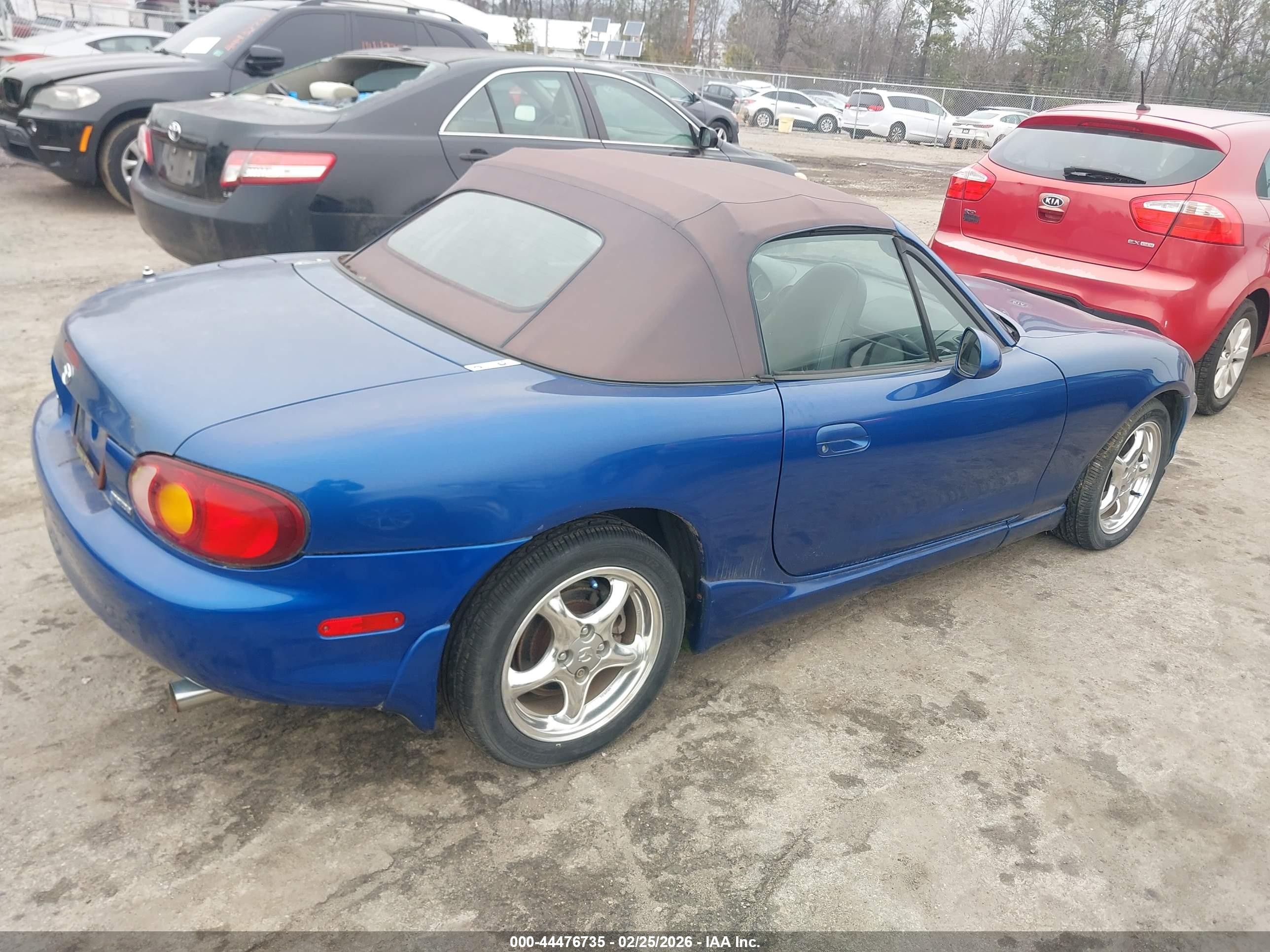 1999 Mazda Mx-5 Miata Leather Pkg/popular Equipment Pkg/sports Pkg/touring Pkg Синий vin: JM1NB3538X0127612