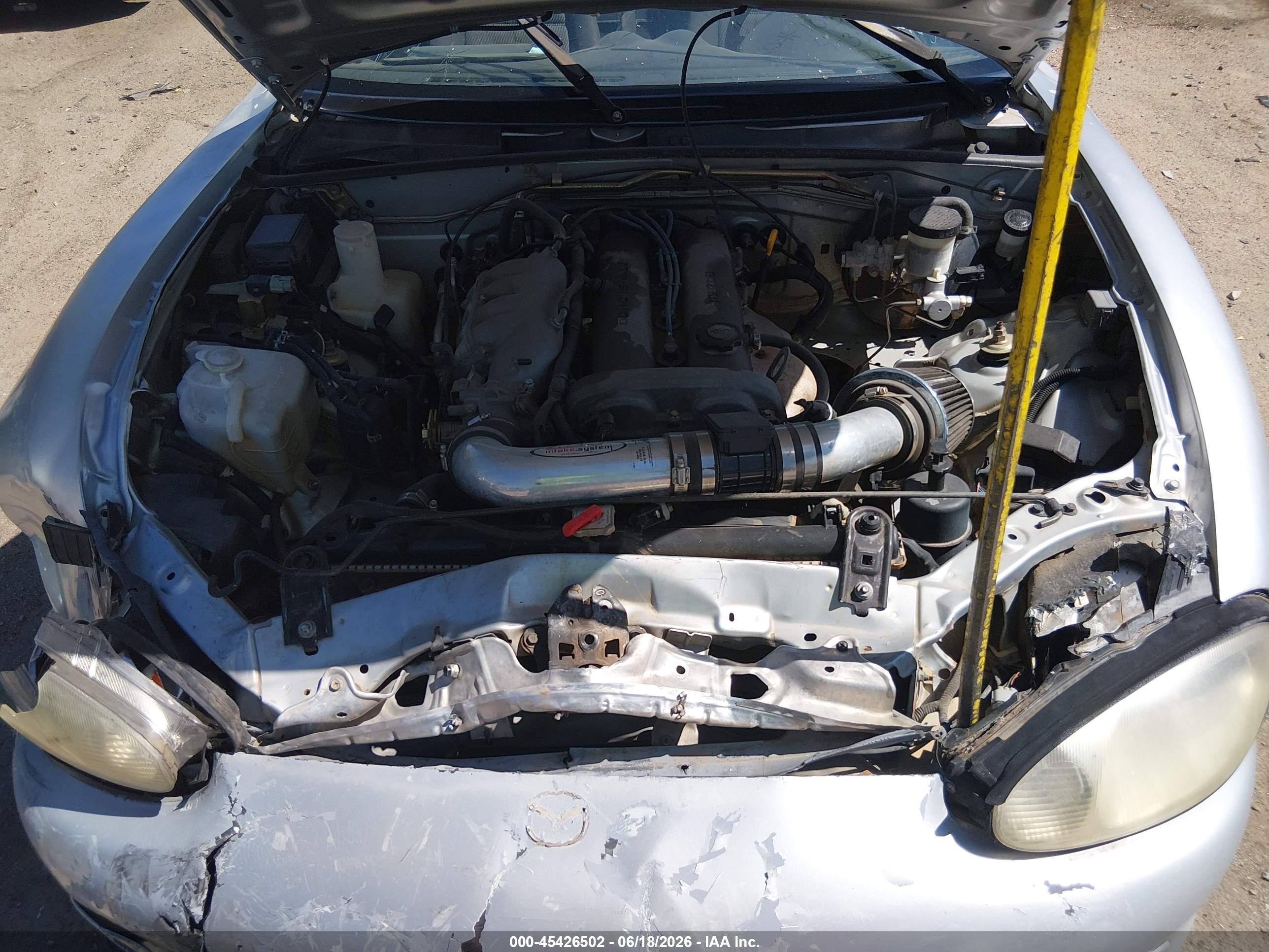 2000 Mazda Mx-5 Miata Ls/special Edition Silver vin: JM1NB3538Y0149661