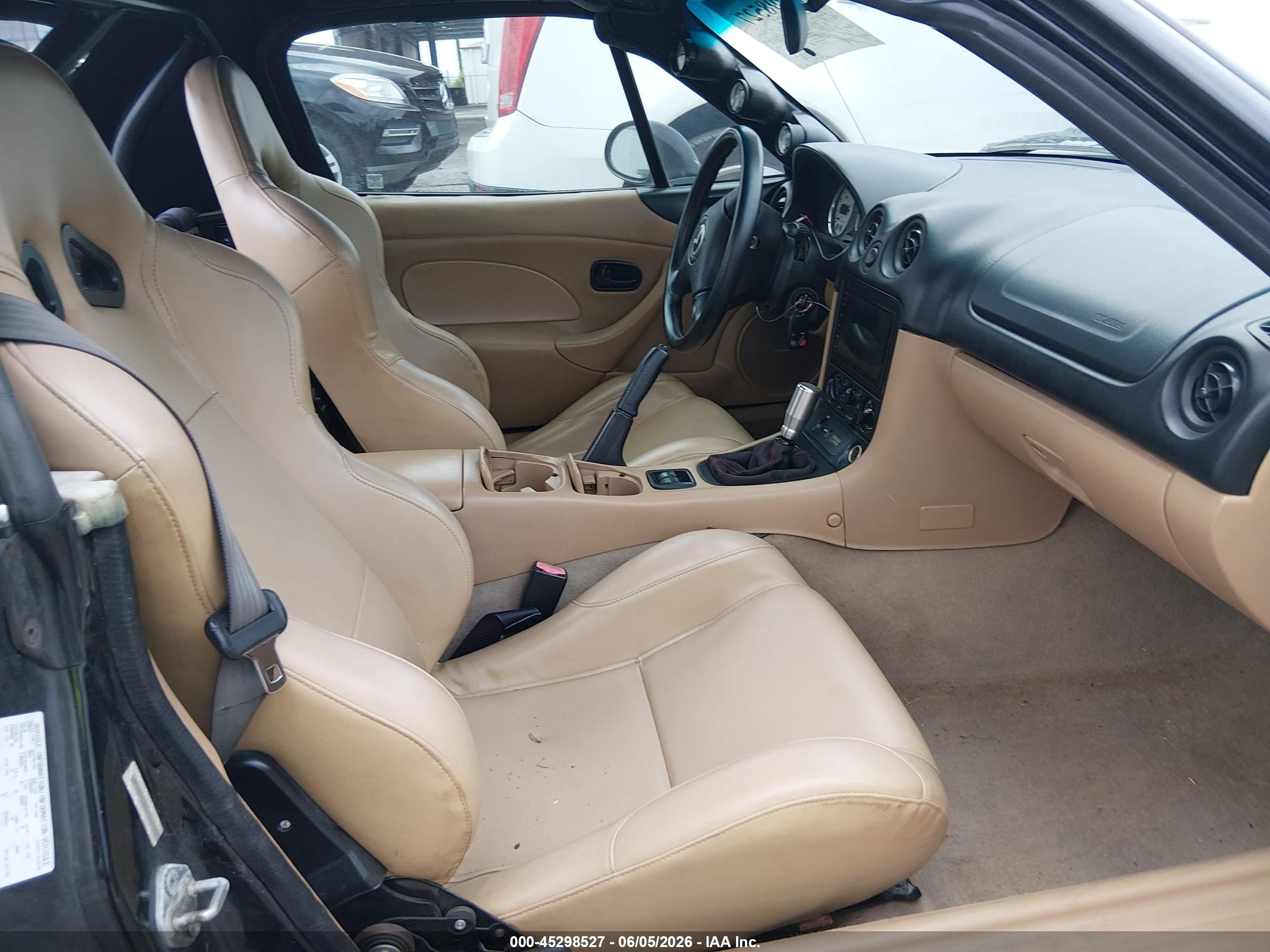 2002 Mazda Mx-5 Miata Cloth/ls/se Black vin: JM1NB353920224195