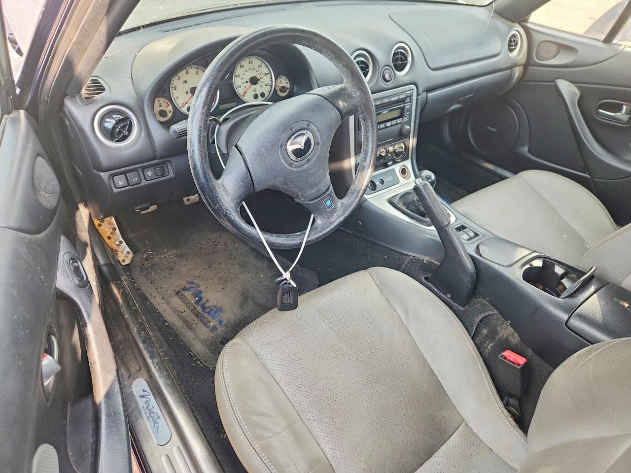 2003 Mazda Mx-5 Miata Base Blue vin: JM1NB353930305098