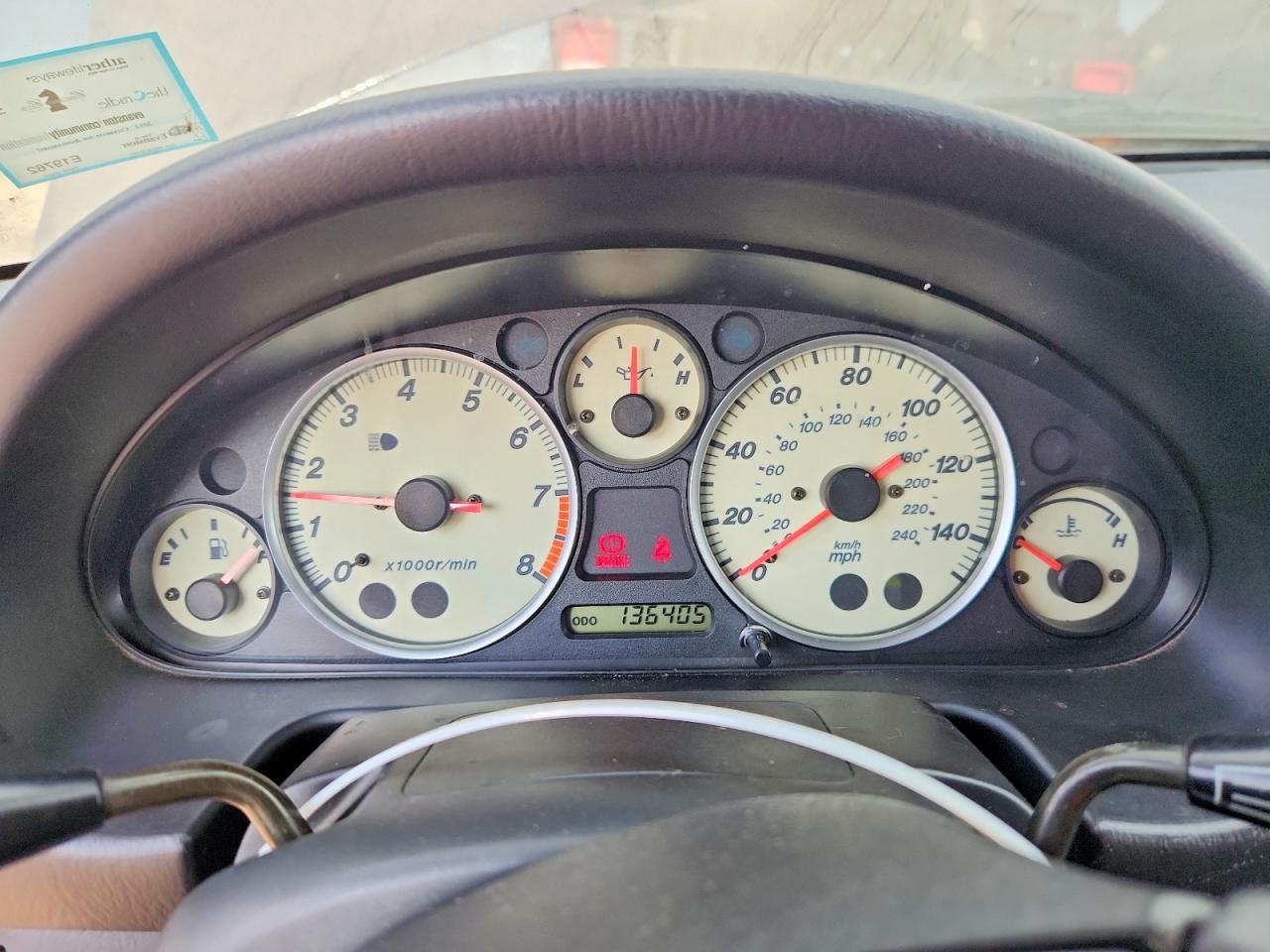 2003 Mazda Mx-5 Miata Base Blue vin: JM1NB353930305098